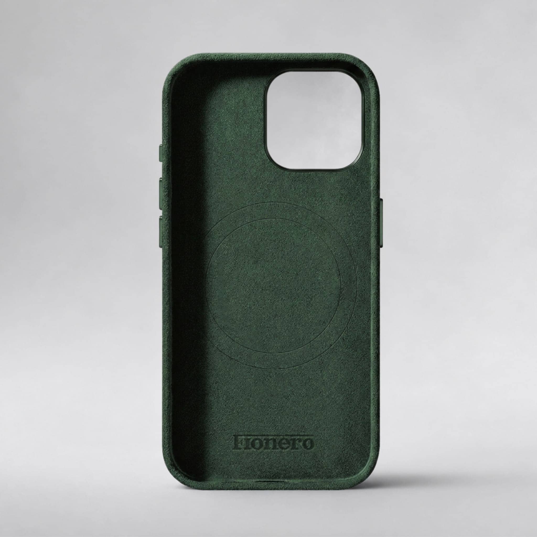 FIONERO® iPhone 12 - Alcantara Case – Forest Green