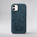 FIONERO® iPhone 12 Mini - Alcantara Case – Ocean Blue