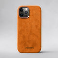 FIONERO® iPhone 12 Pro - Alcantara Case – Cosmic Orange