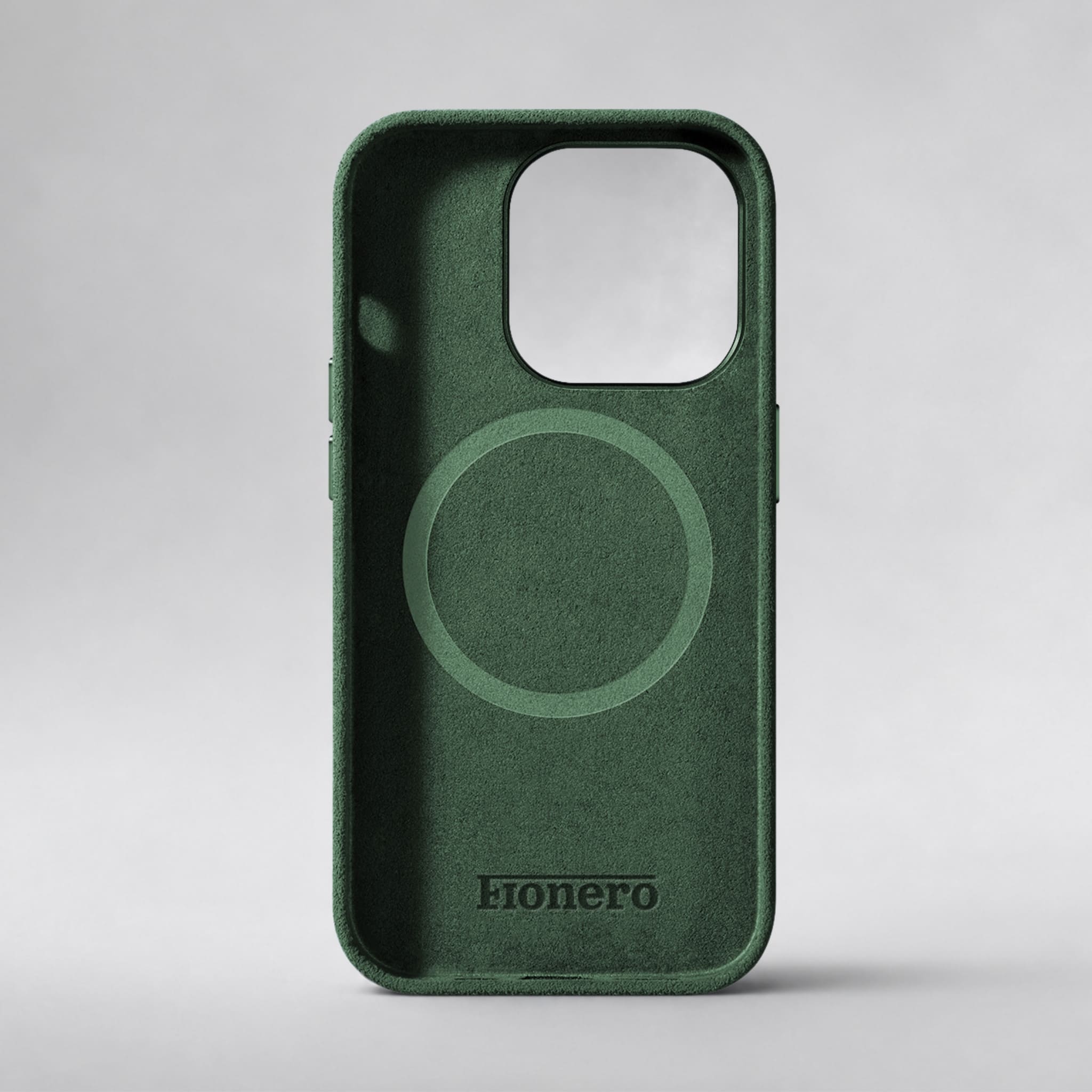 FIONERO® iPhone 12 Pro Max - Alcantara Case – Forest Green
