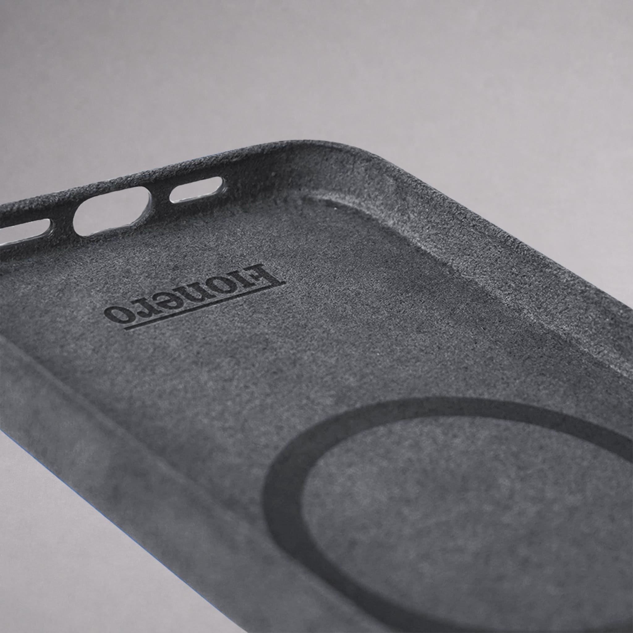 FIONERO® iPhone 12 Pro Max - Alcantara Case – Midnight Black