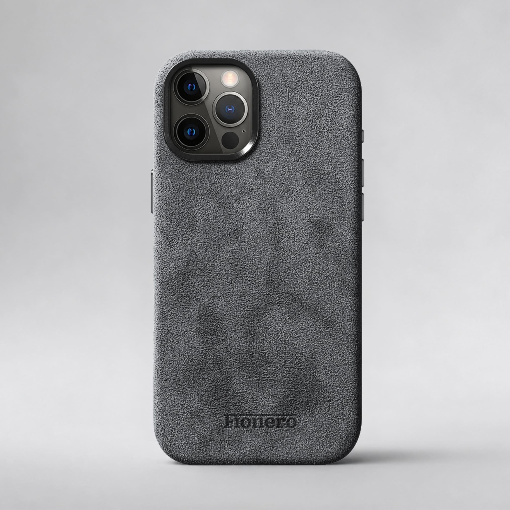FIONERO® iPhone 12 Pro Max - Alcantara Case – Nardo Grey