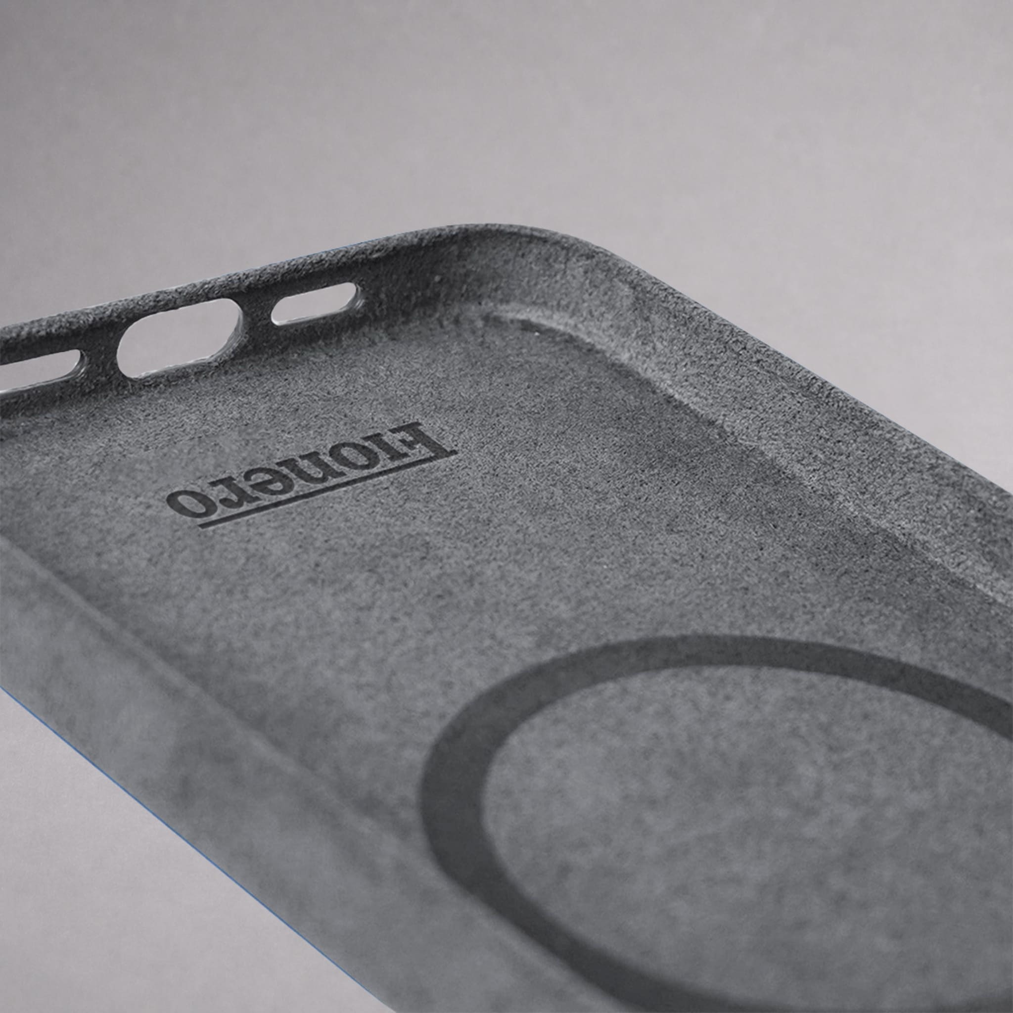 FIONERO® iPhone 12 Pro Max - Alcantara Case – Nardo Grey