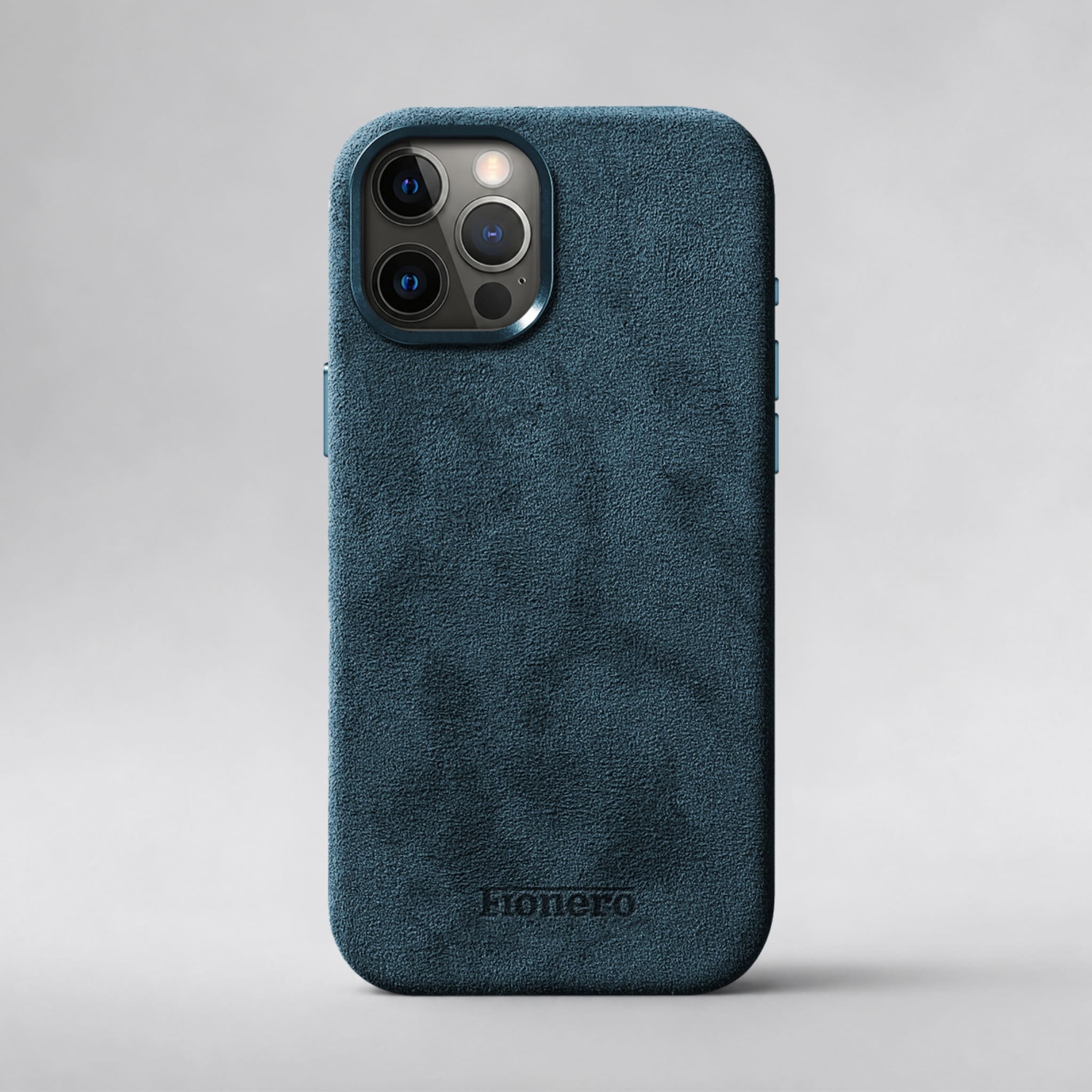 FIONERO® iPhone 12 Pro Max - Alcantara Case – Ocean Blue