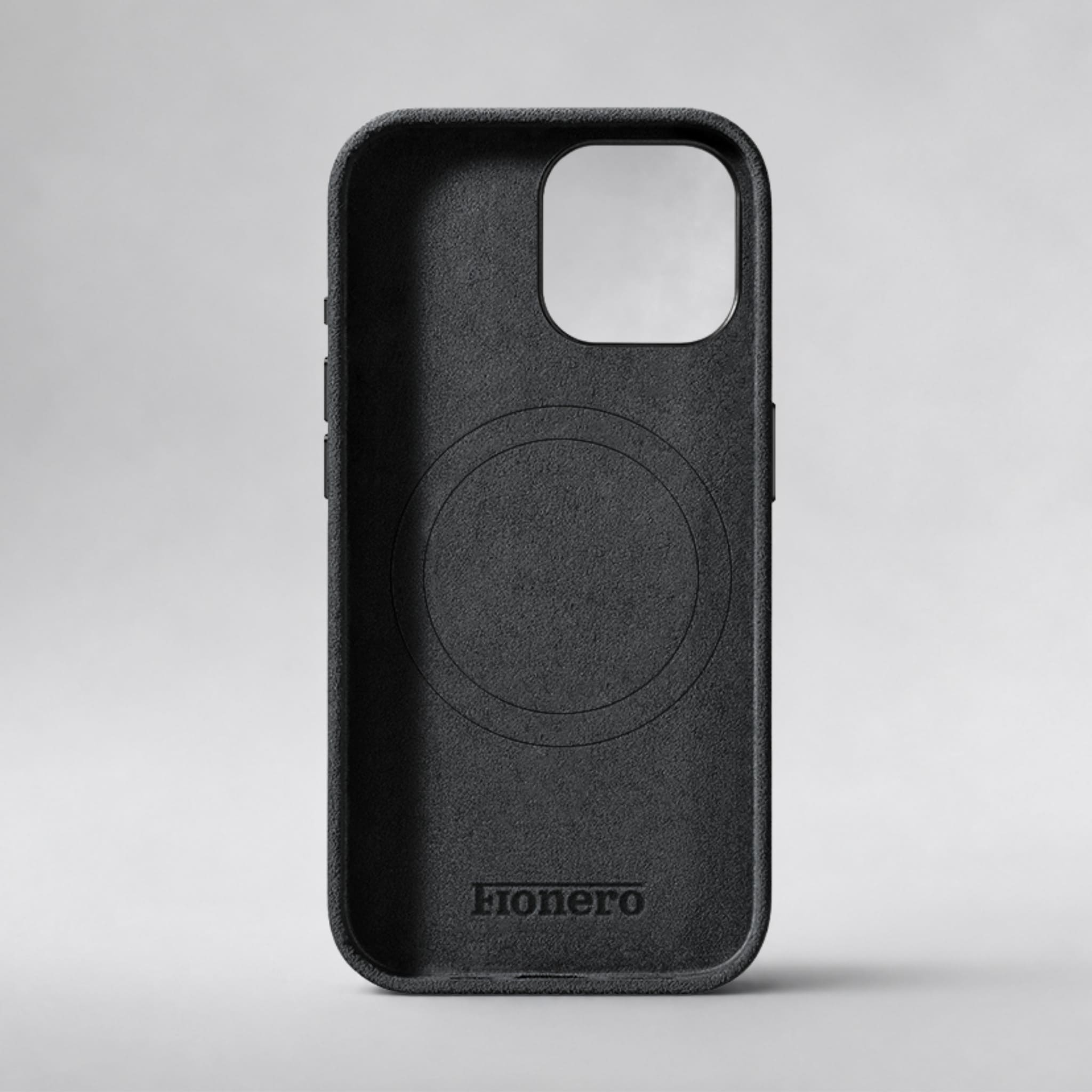FIONERO® iPhone 13 Mini - Alcantara Case – Midnight Black