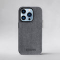 FIONERO® iPhone 13 Pro - Alcantara Case – Nardo Grey