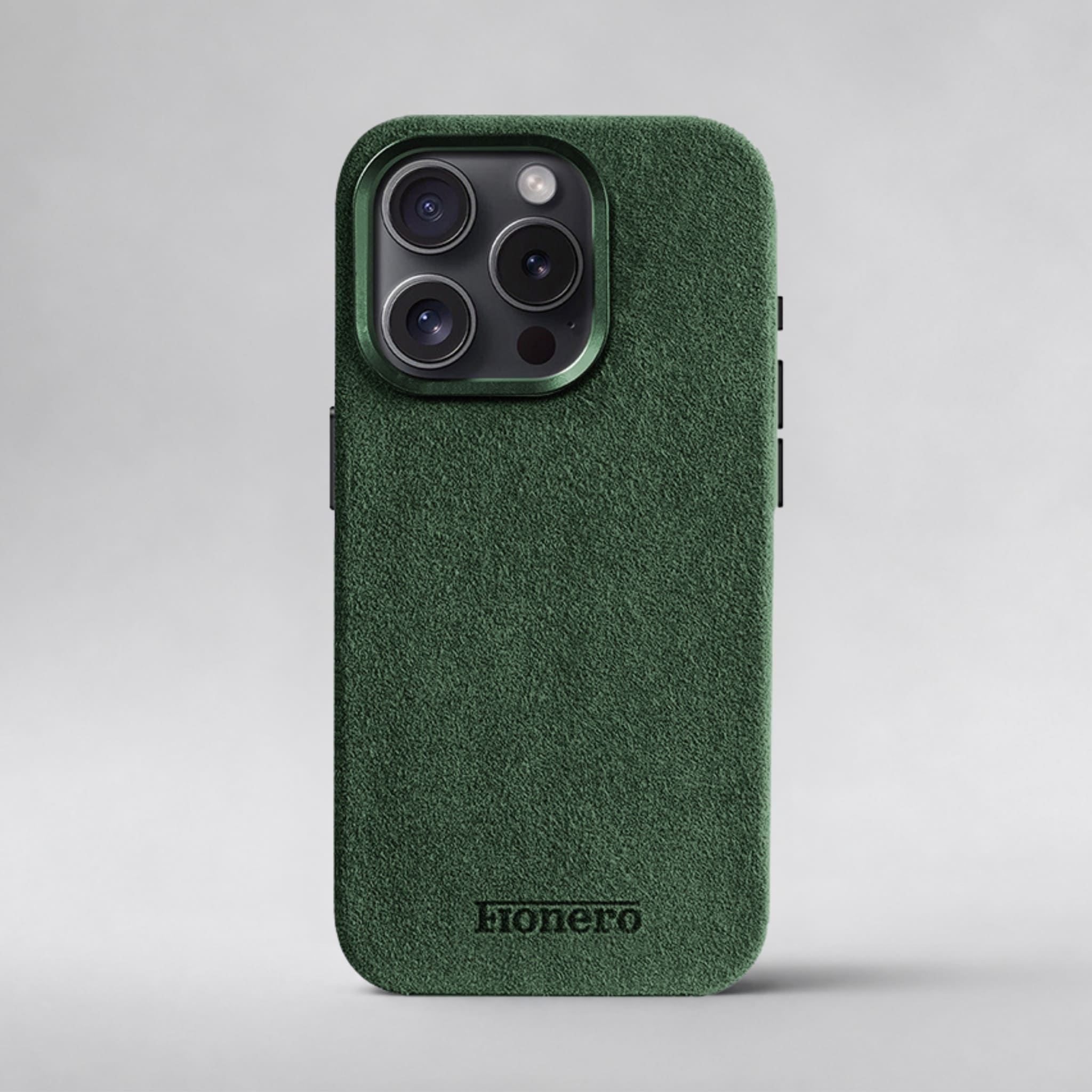 FIONERO® iPhone 13 Pro Max - Alcantara Case – Forest Green