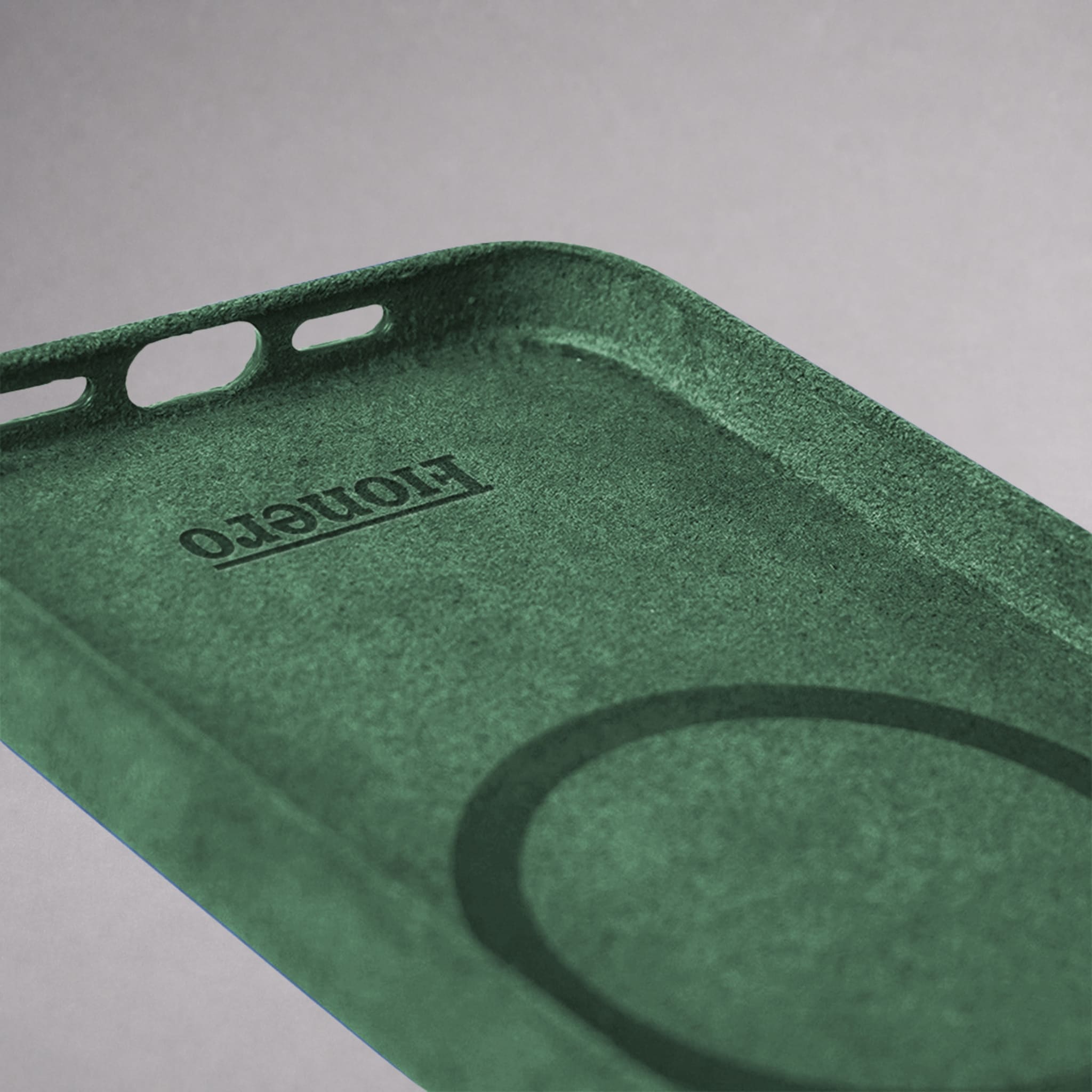 FIONERO® iPhone 13 Pro Max - Alcantara Case – Forest Green