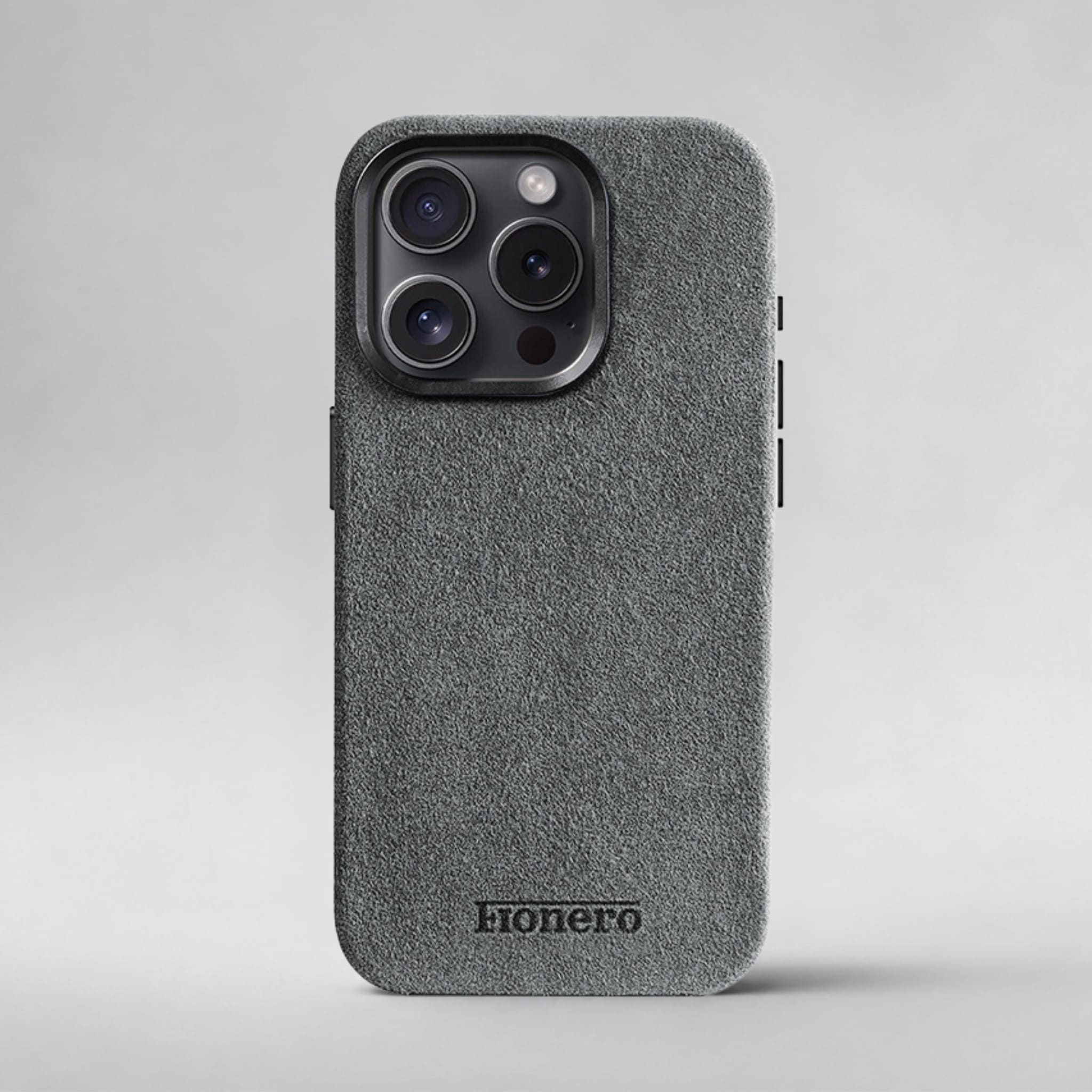 FIONERO® iPhone 14 Pro - Alcantara Case – Nardo Grey
