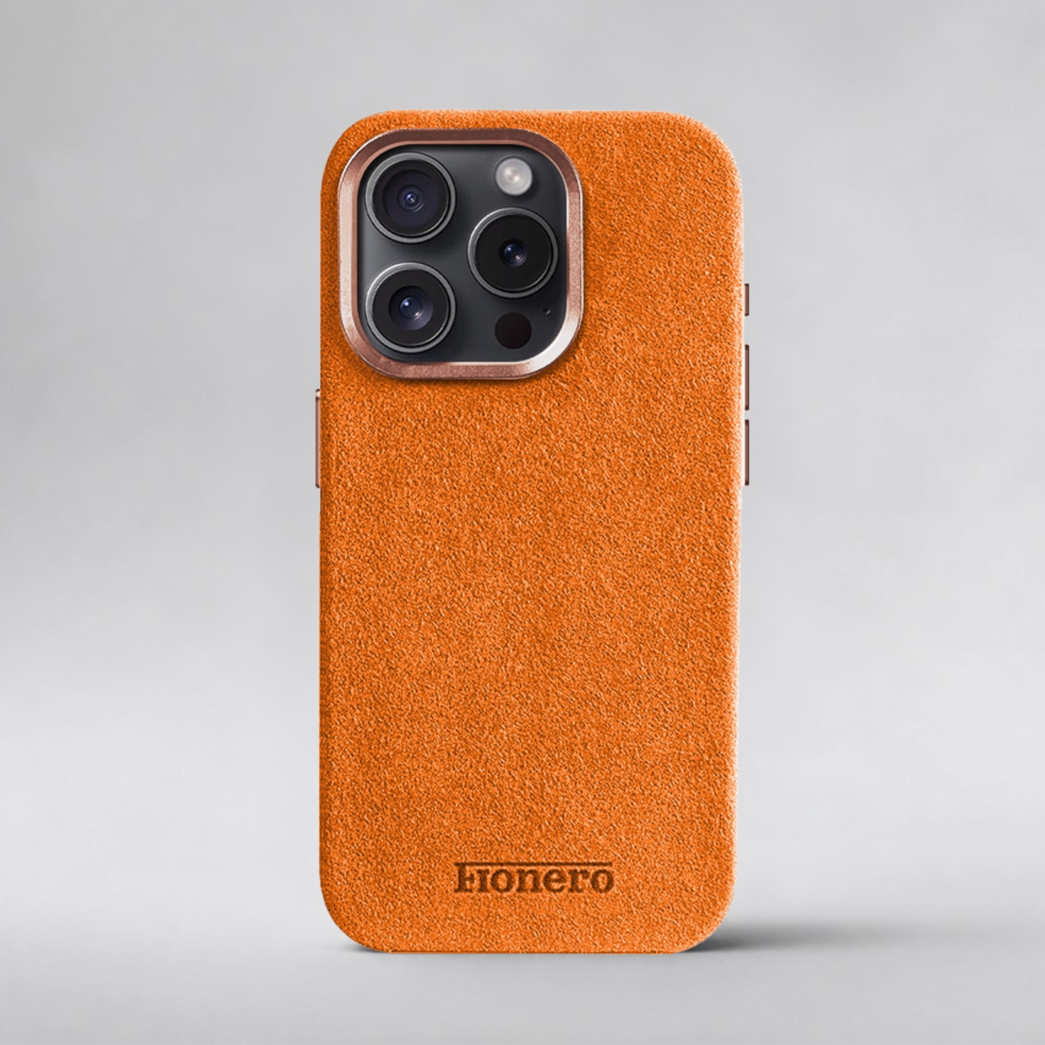 FIONERO® iPhone 14 Pro Max - Alcantara Case – Cosmic Orange
