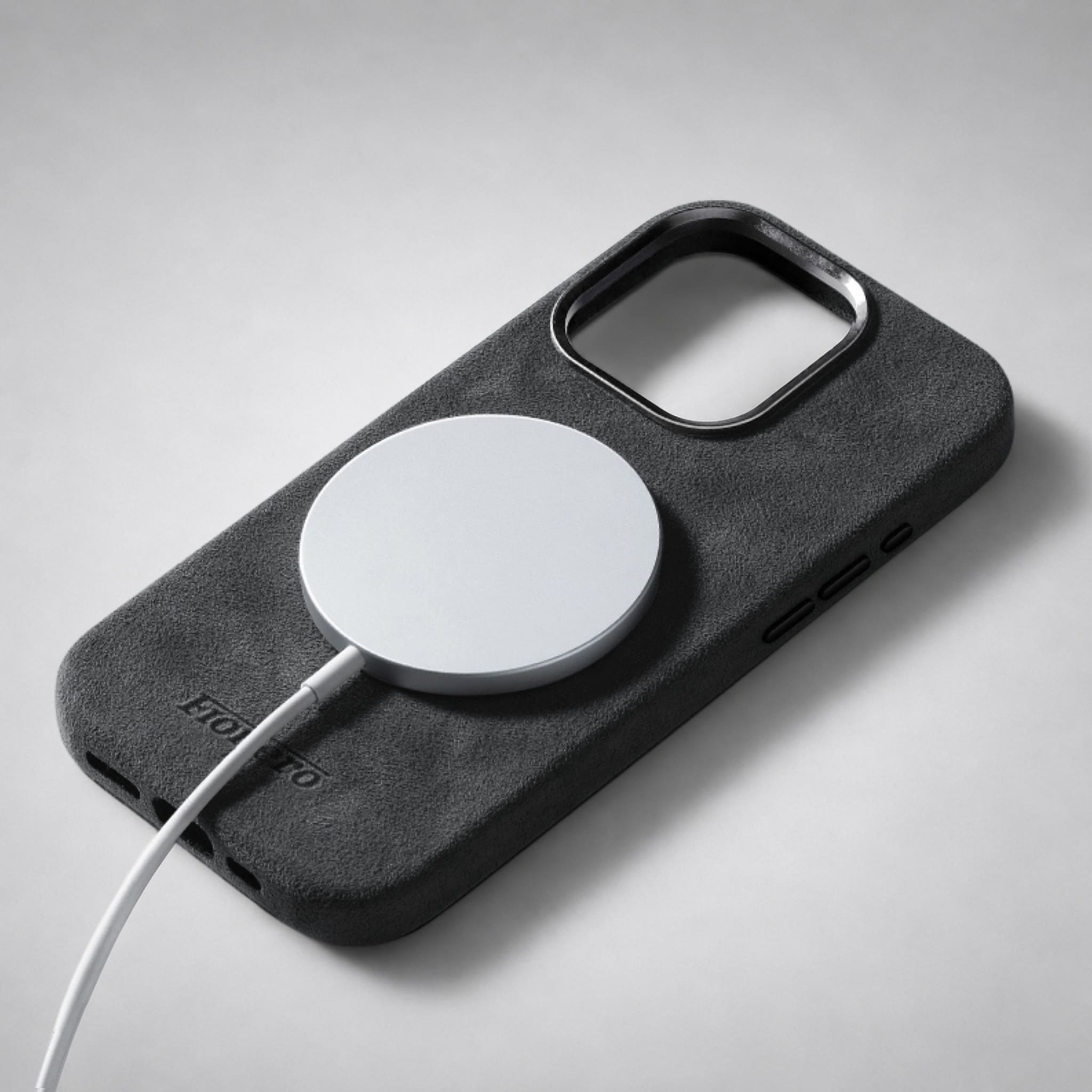 FIONERO® iPhone 14 Pro Max - Alcantara Case – Midnight Black