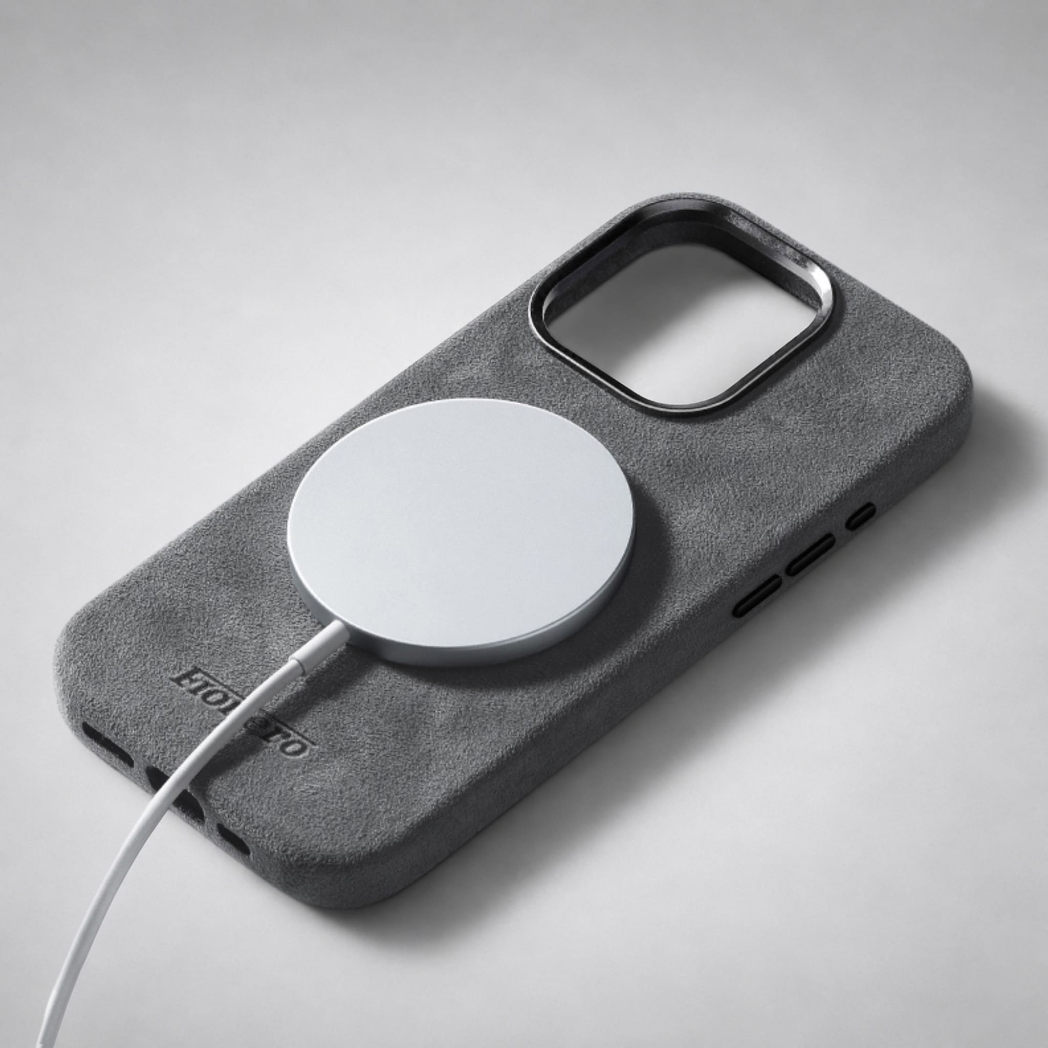 FIONERO® iPhone 15 Plus - Alcantara Case – Nardo Grey