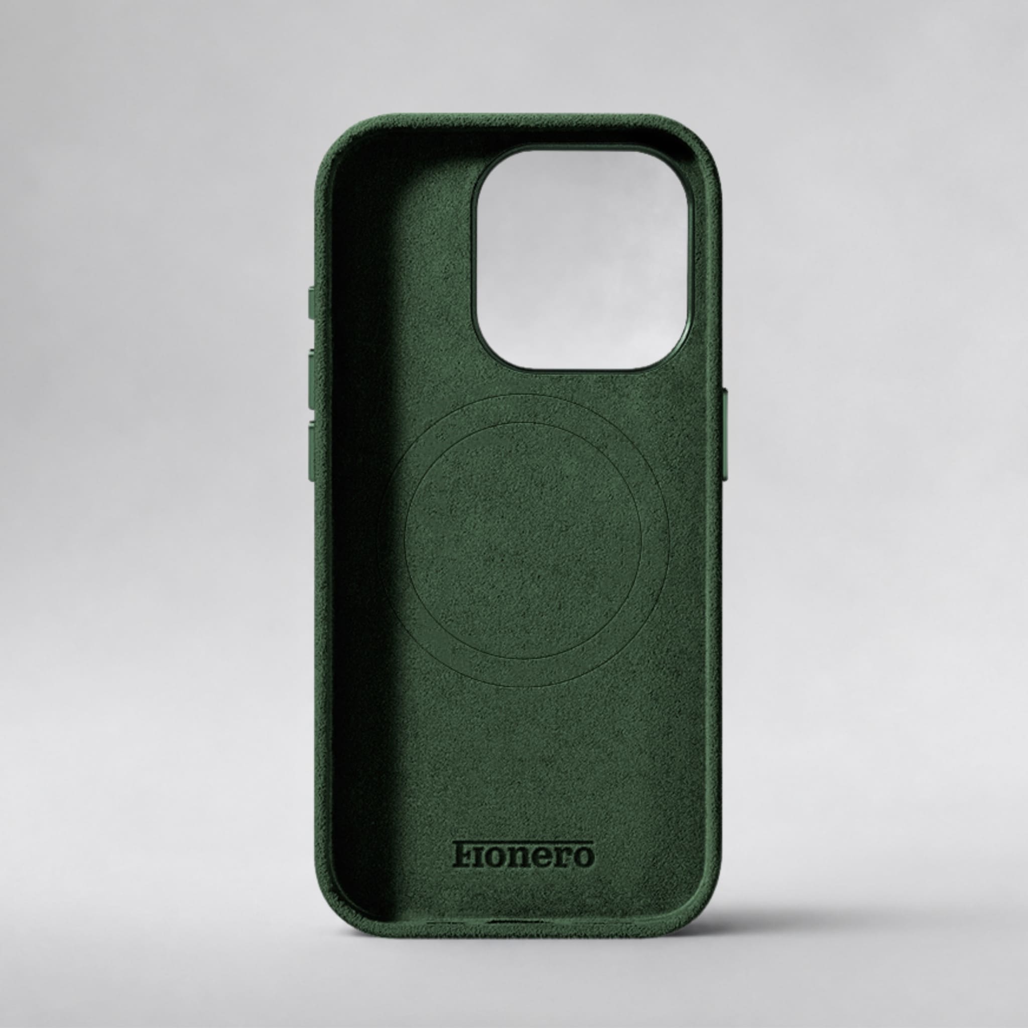 FIONERO® iPhone 15 Pro Max - Alcantara Case – Forest Green