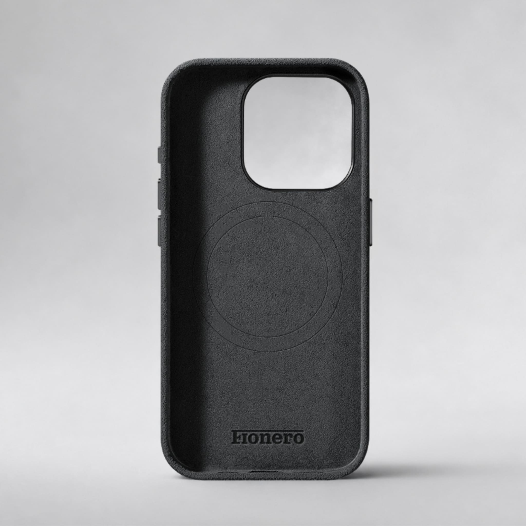 FIONERO® iPhone 15 Pro Max - Alcantara Case – Midnight Black