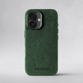 FIONERO® iPhone 16 - Alcantara Case – Forest Green