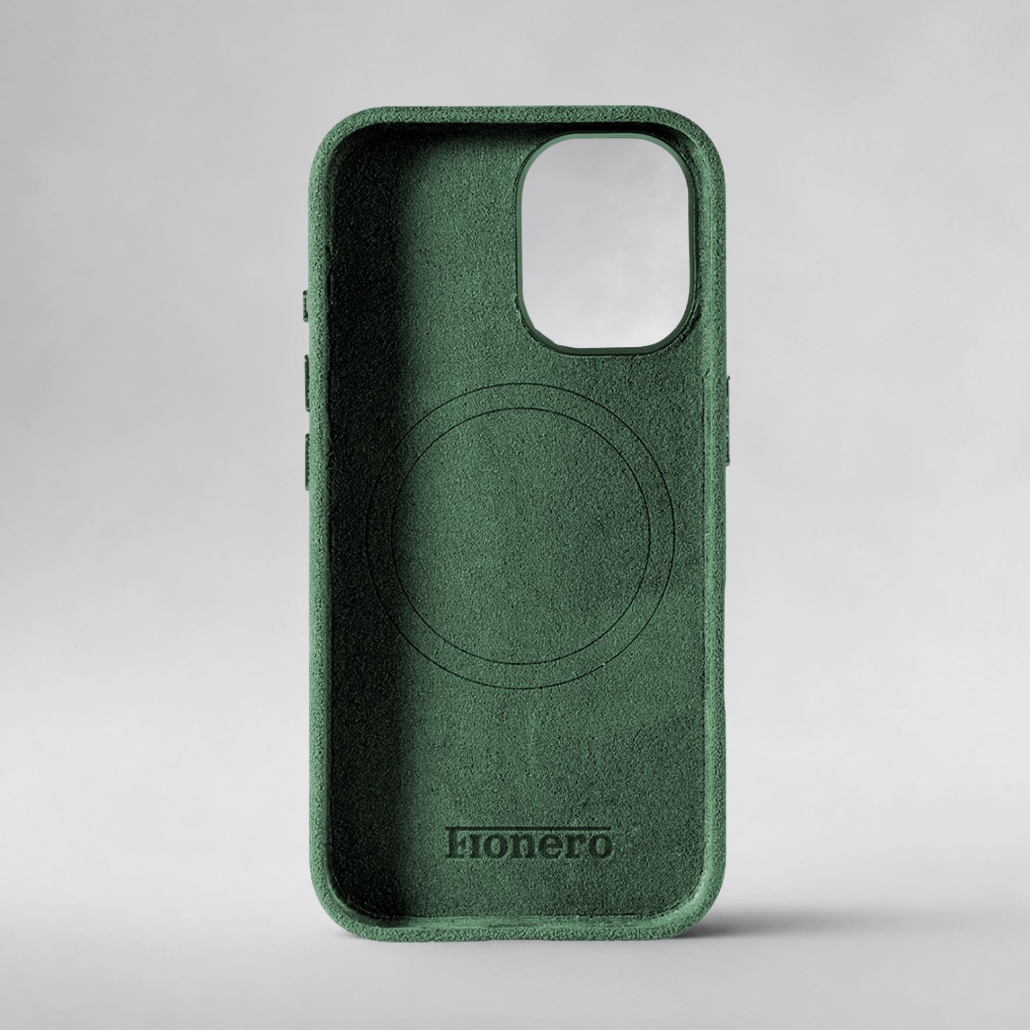 FIONERO® iPhone 16 - Alcantara Case – Forest Green