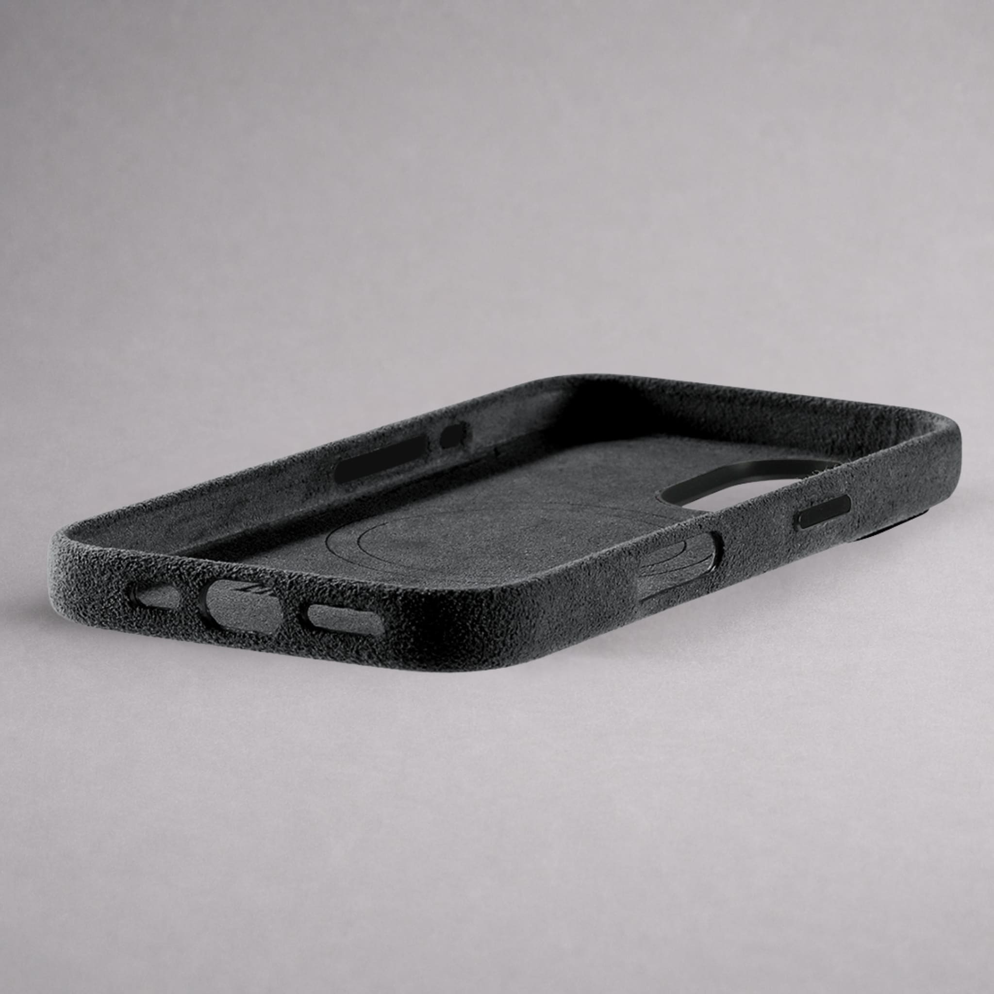 FIONERO® iPhone 16 - Alcantara Case – Midnight Black