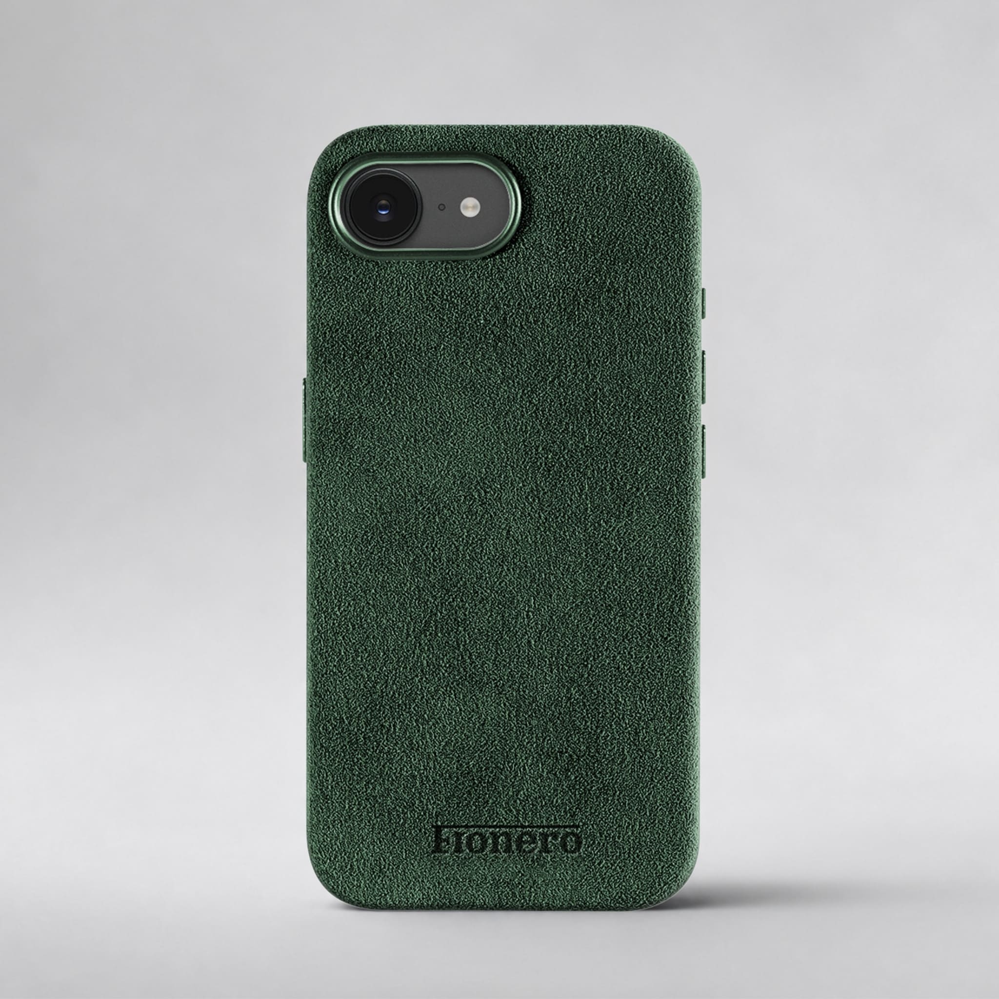 FIONERO® iPhone 16e - Alcantara Case – Forest Green