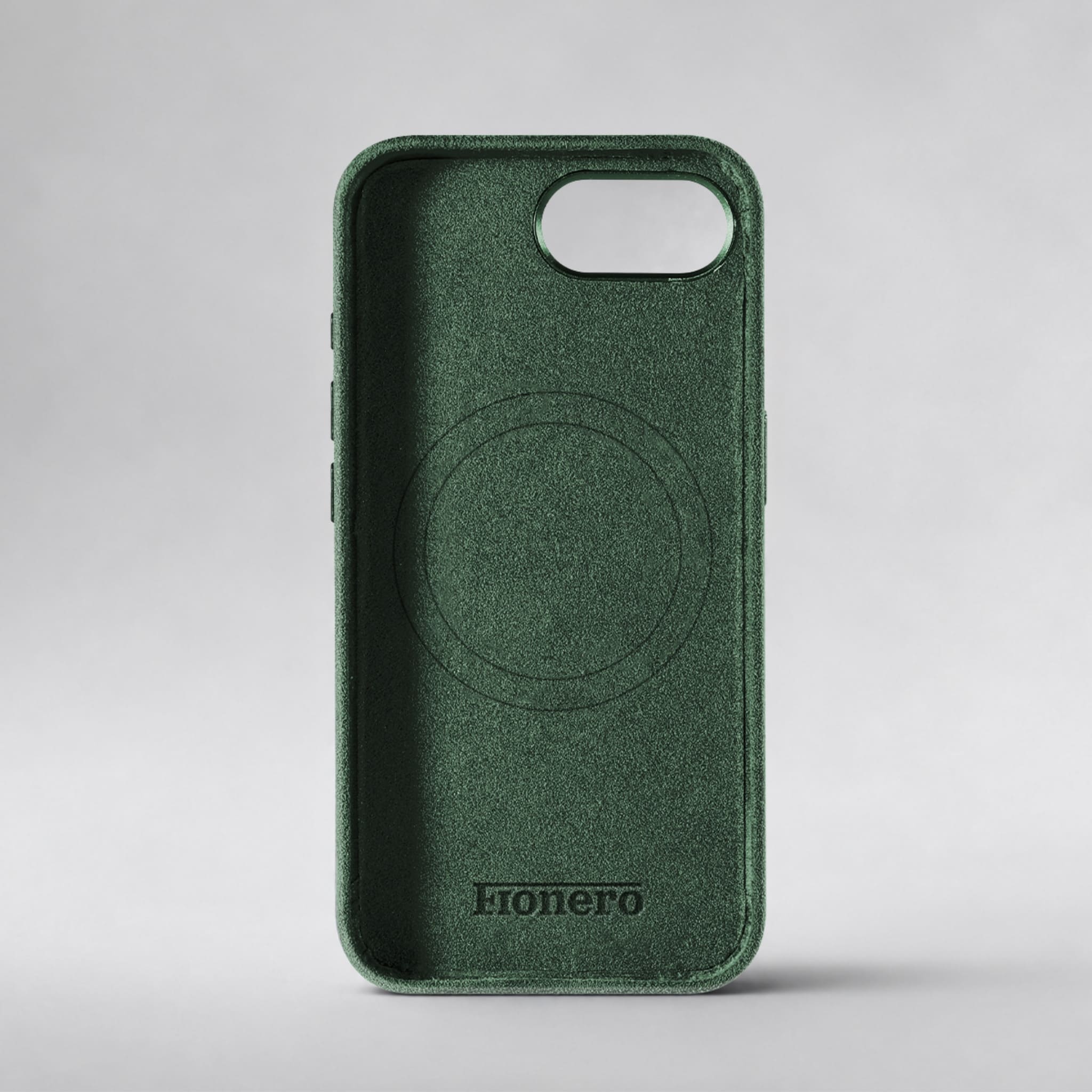 FIONERO® iPhone 16e - Alcantara Case – Forest Green