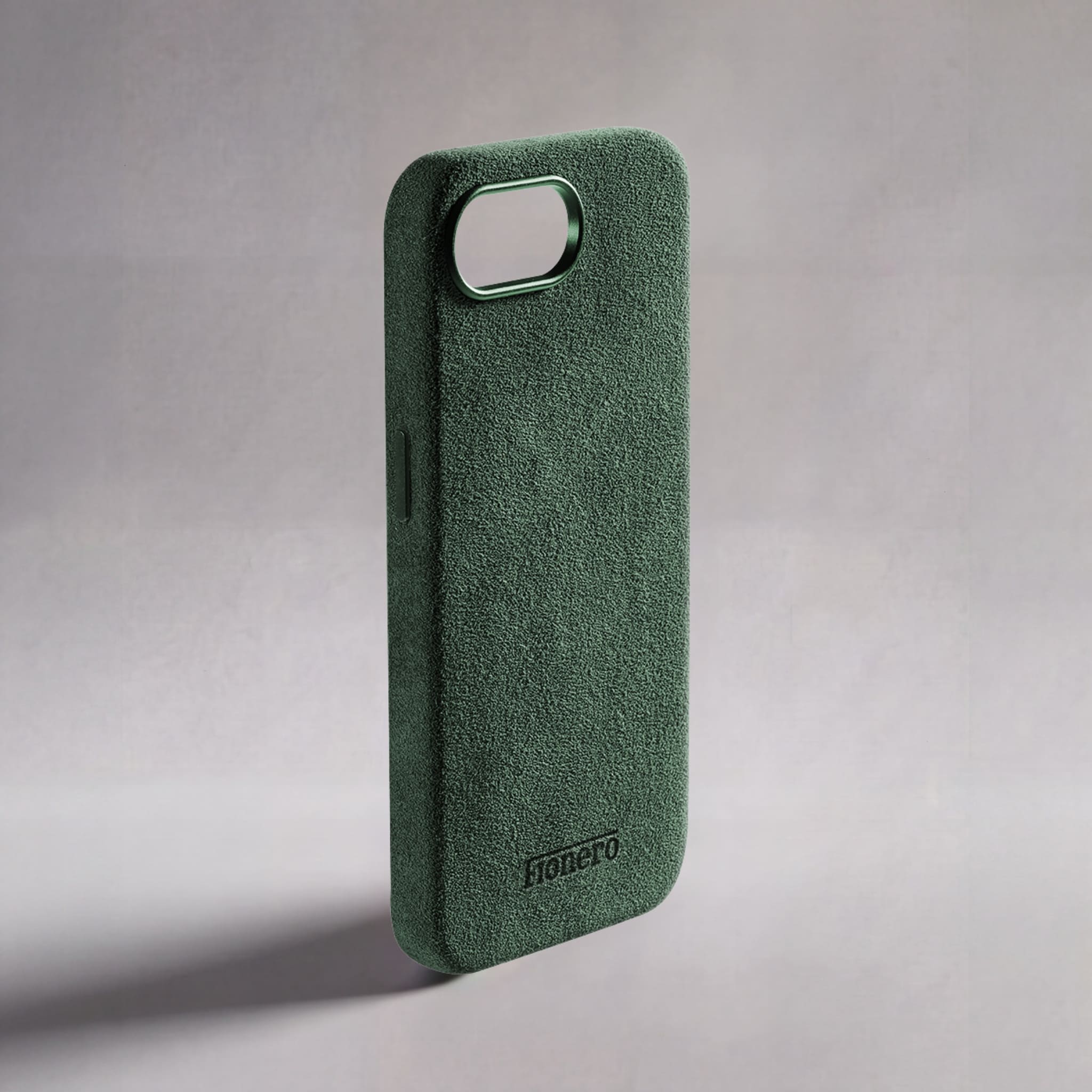 FIONERO® iPhone 16e - Alcantara Case – Forest Green