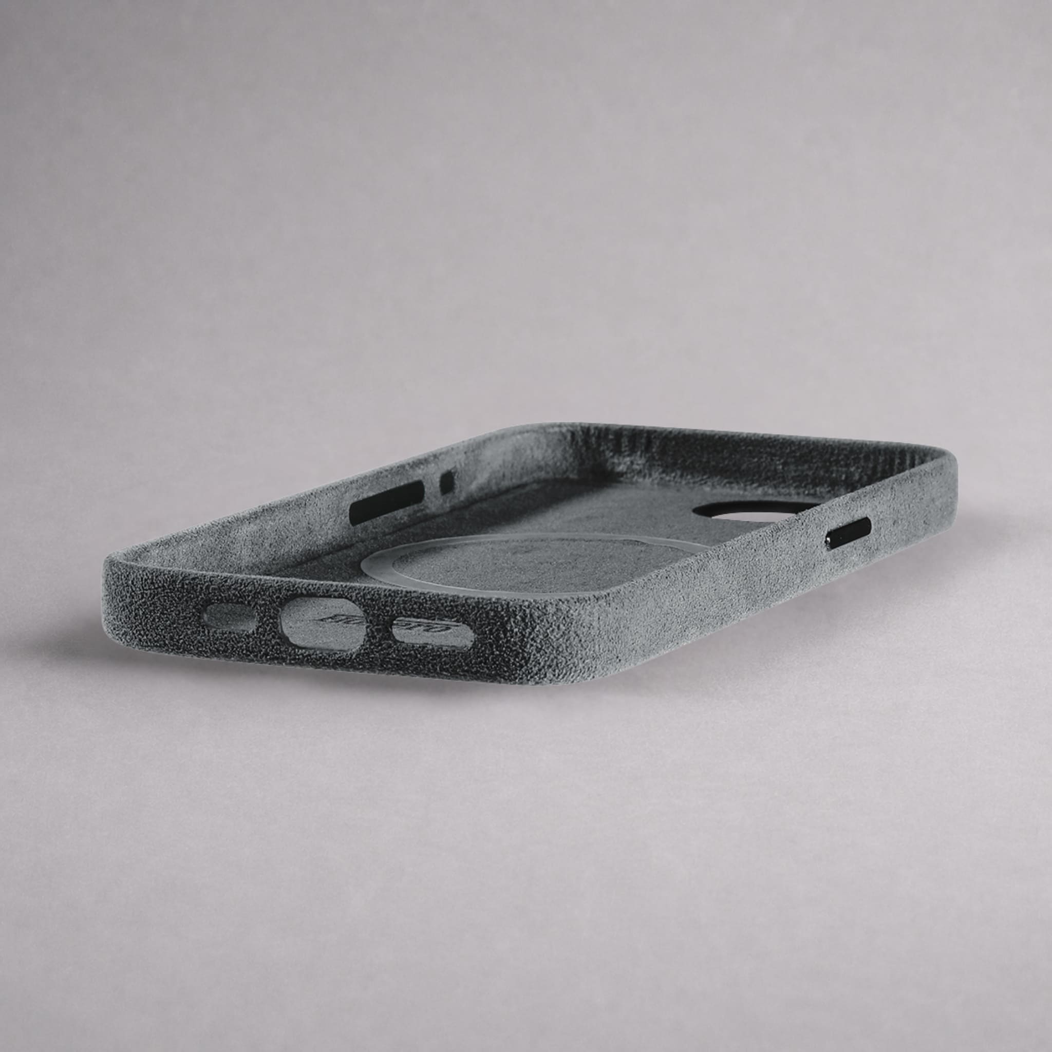FIONERO® iPhone 16e - Alcantara Case – Nardo Grey