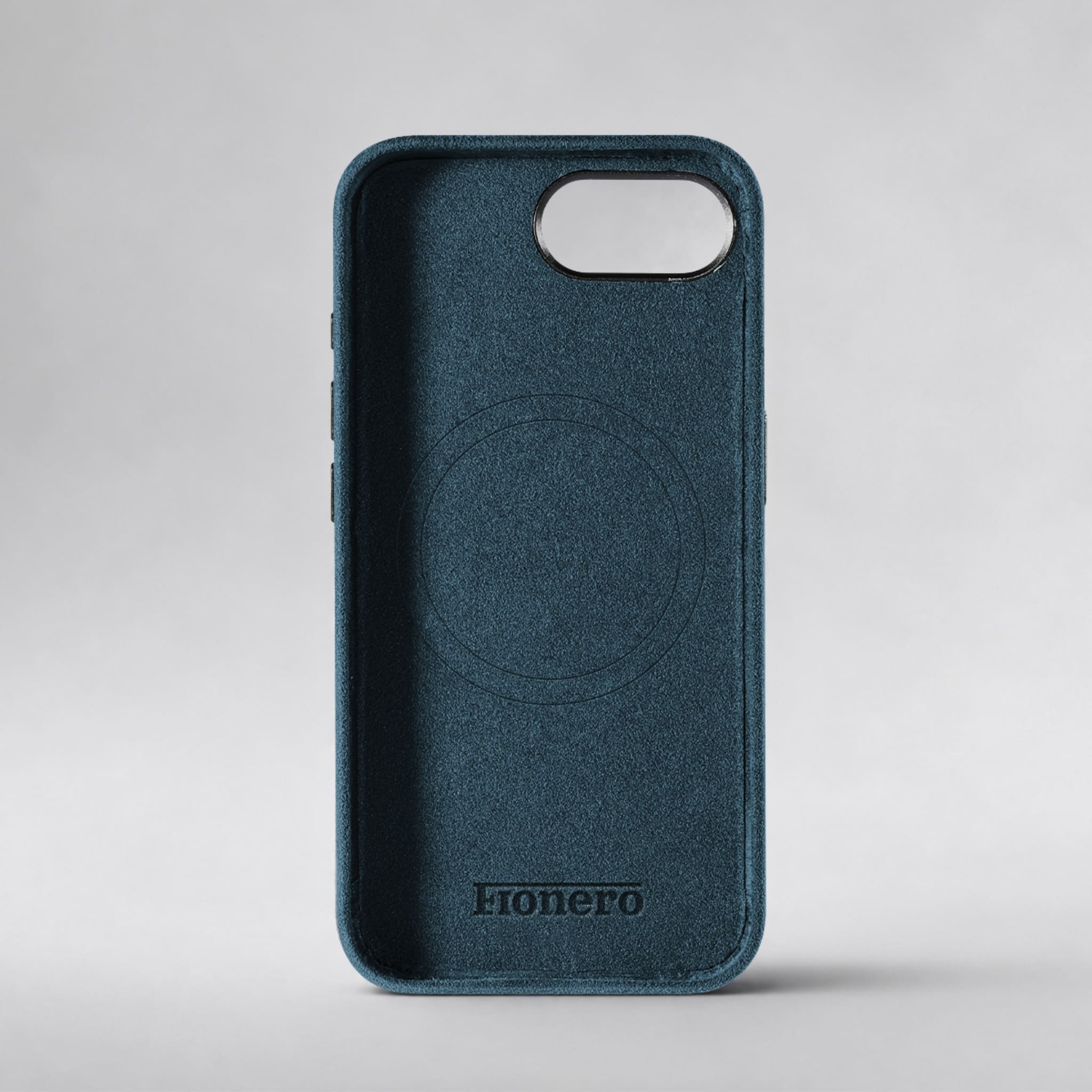 FIONERO® iPhone 16e - Alcantara Case – Ocean Blue