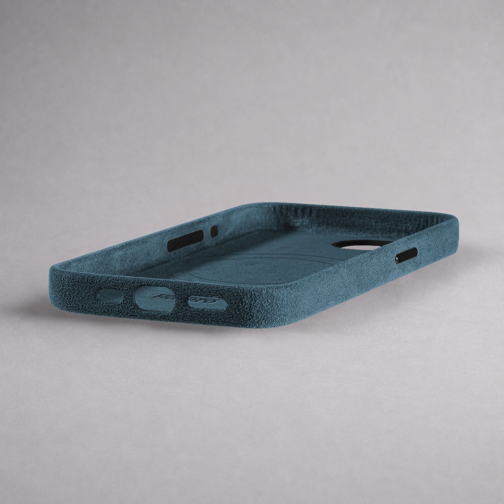 FIONERO® iPhone 16e - Alcantara Case – Ocean Blue