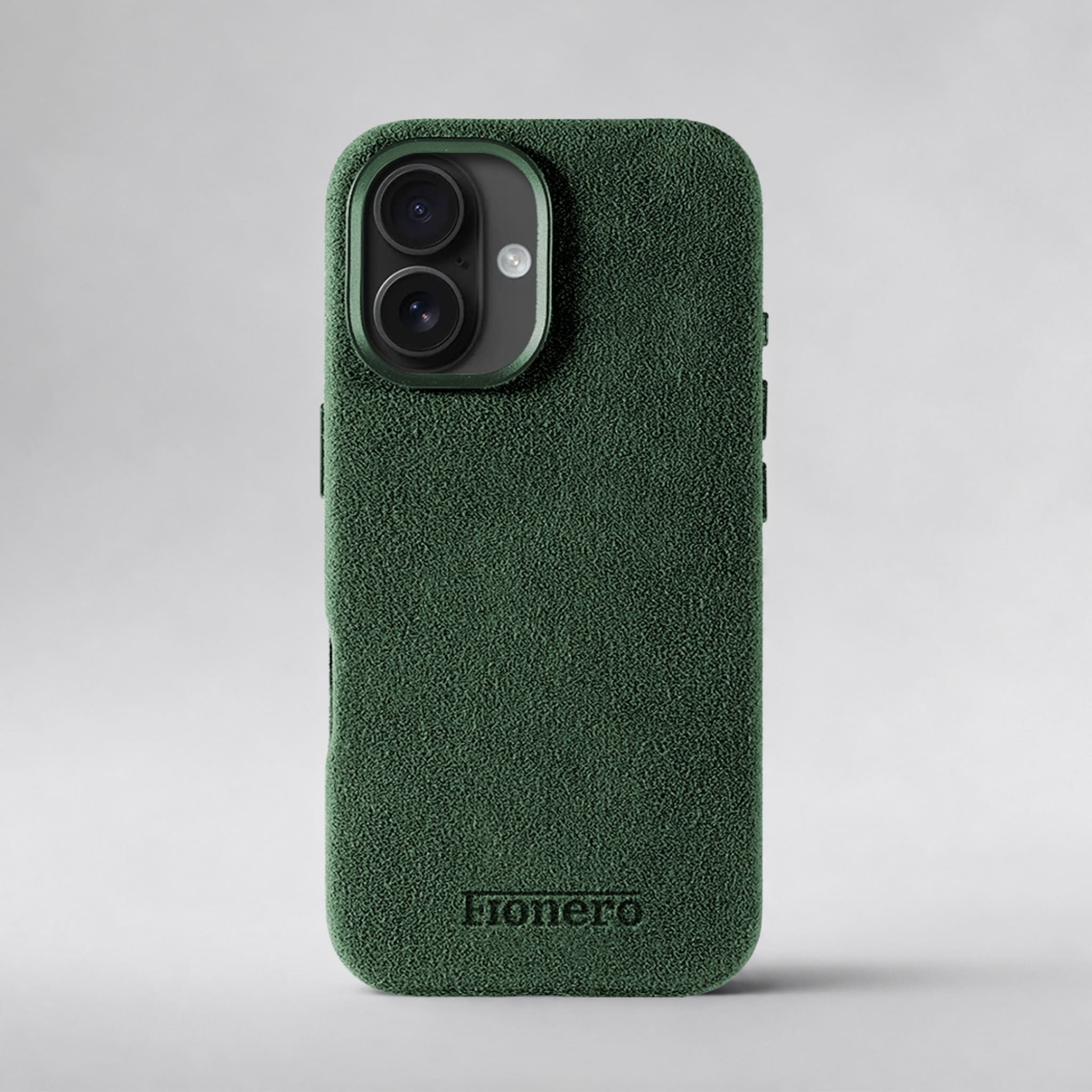 FIONERO® iPhone 16 Plus - Alcantara Case – Forest Green