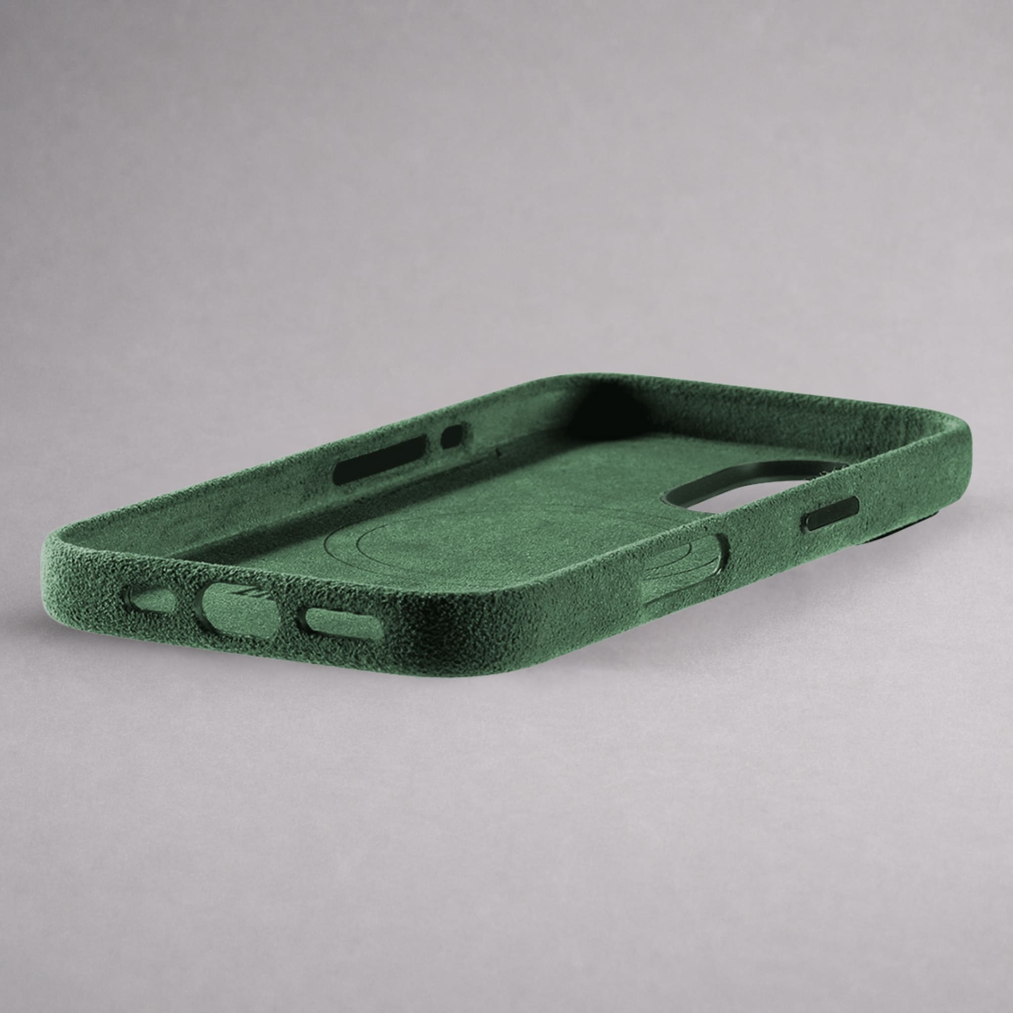 FIONERO® iPhone 16 Plus - Alcantara Case – Forest Green