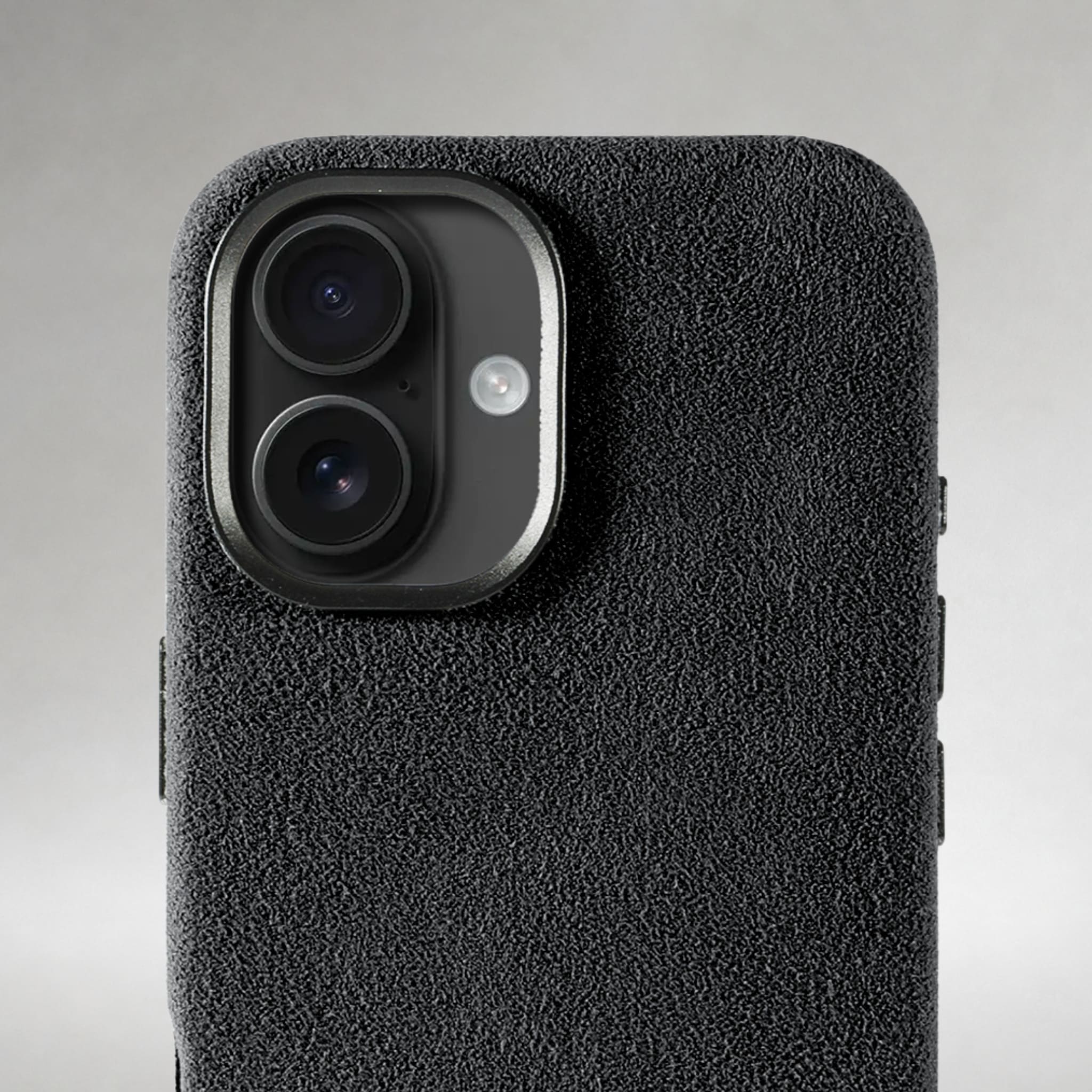 FIONERO® iPhone 16 Plus - Alcantara Case – Midnight Black