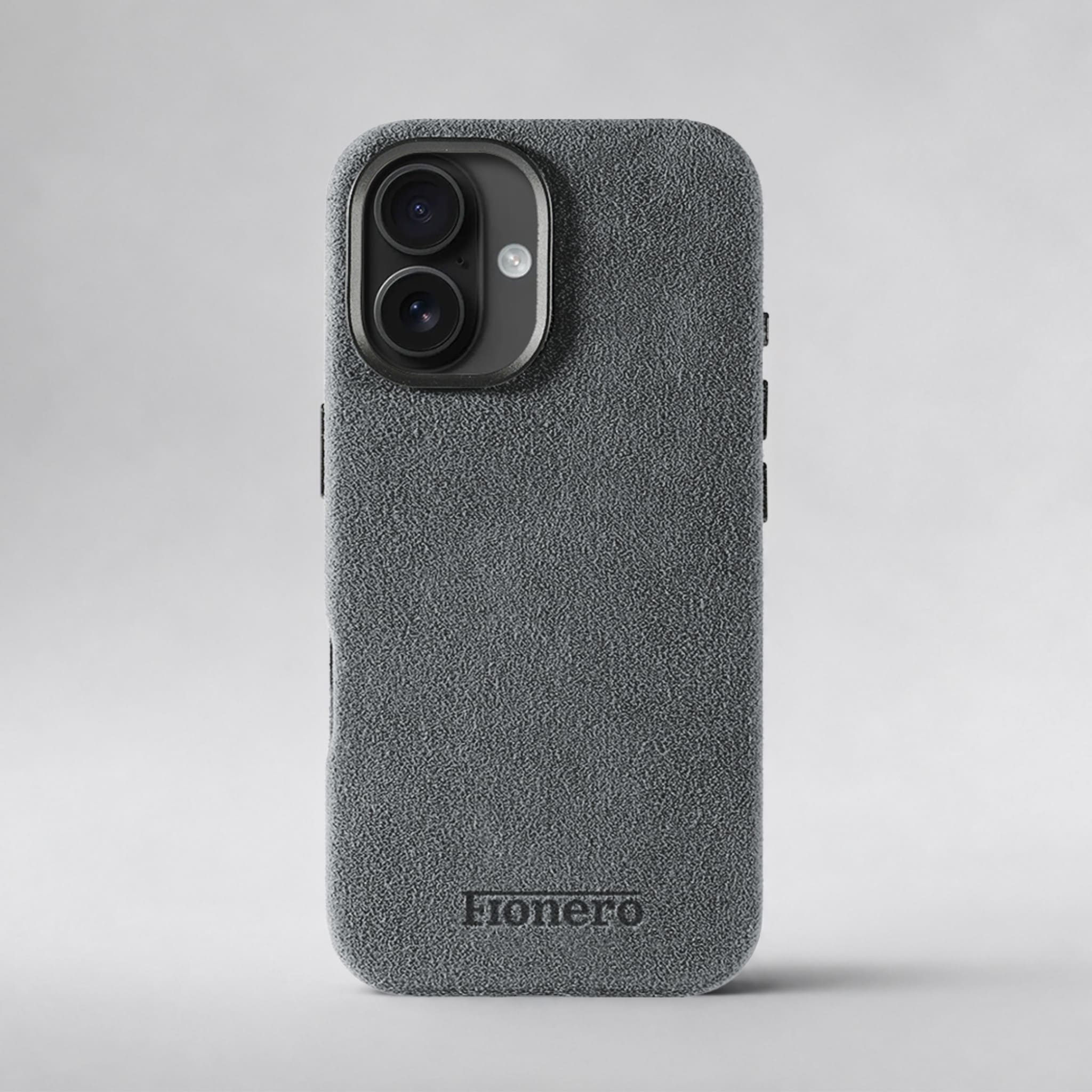 FIONERO® iPhone 16 Plus - Alcantara Case – Nardo Grey