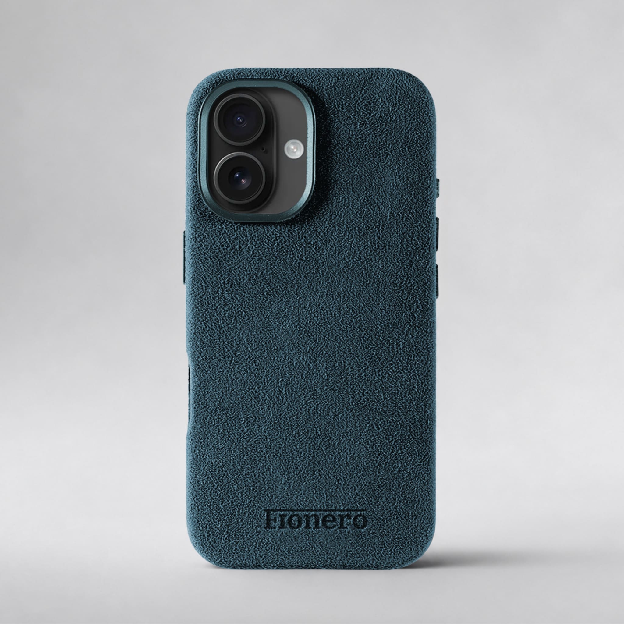 FIONERO® iPhone 16 Plus - Alcantara Case – Ocean Blue