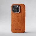 FIONERO® iPhone 16 Pro - Alcantara Case – Cosmic Orange
