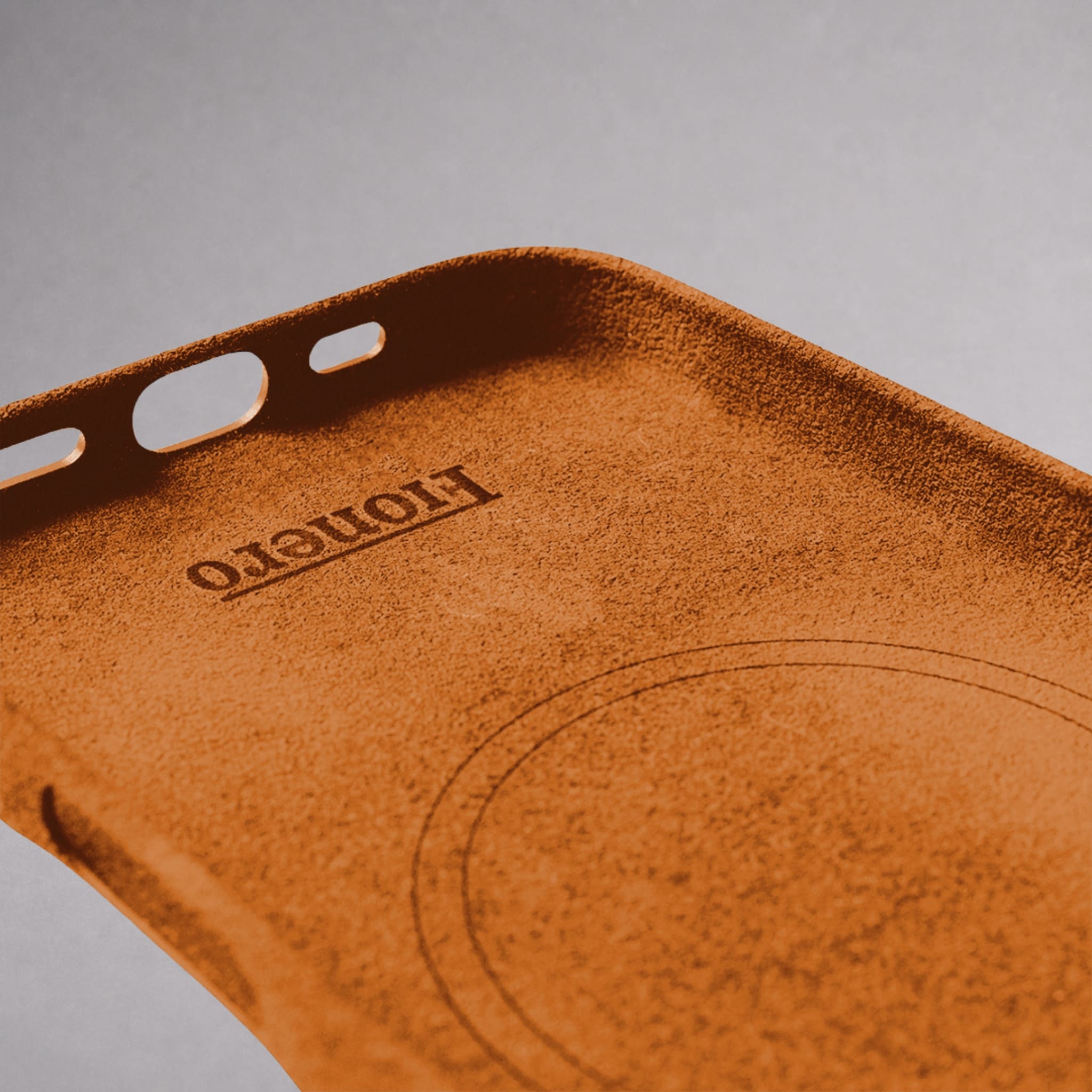 FIONERO® iPhone 16 Pro - Alcantara Case – Cosmic Orange