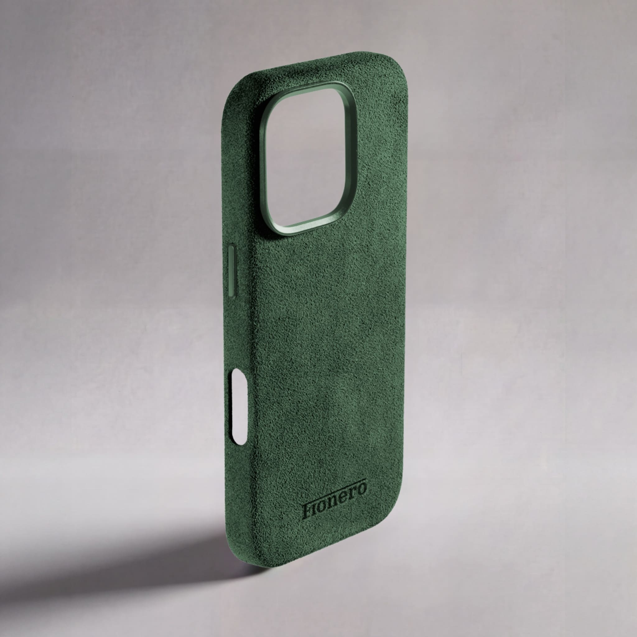 FIONERO® iPhone 16 Pro - Alcantara Case – Forest Green