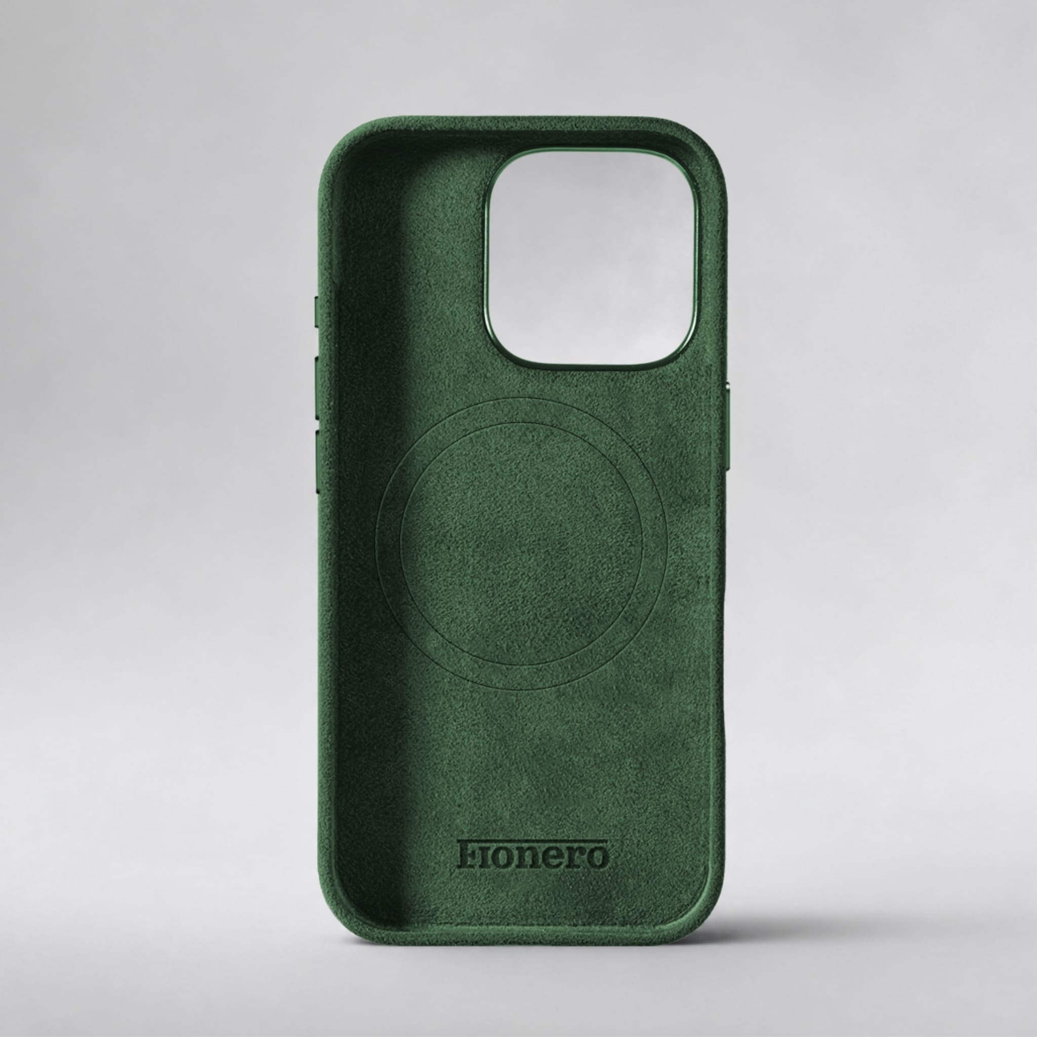 FIONERO® iPhone 16 Pro Max - Alcantara Case – Forest Green