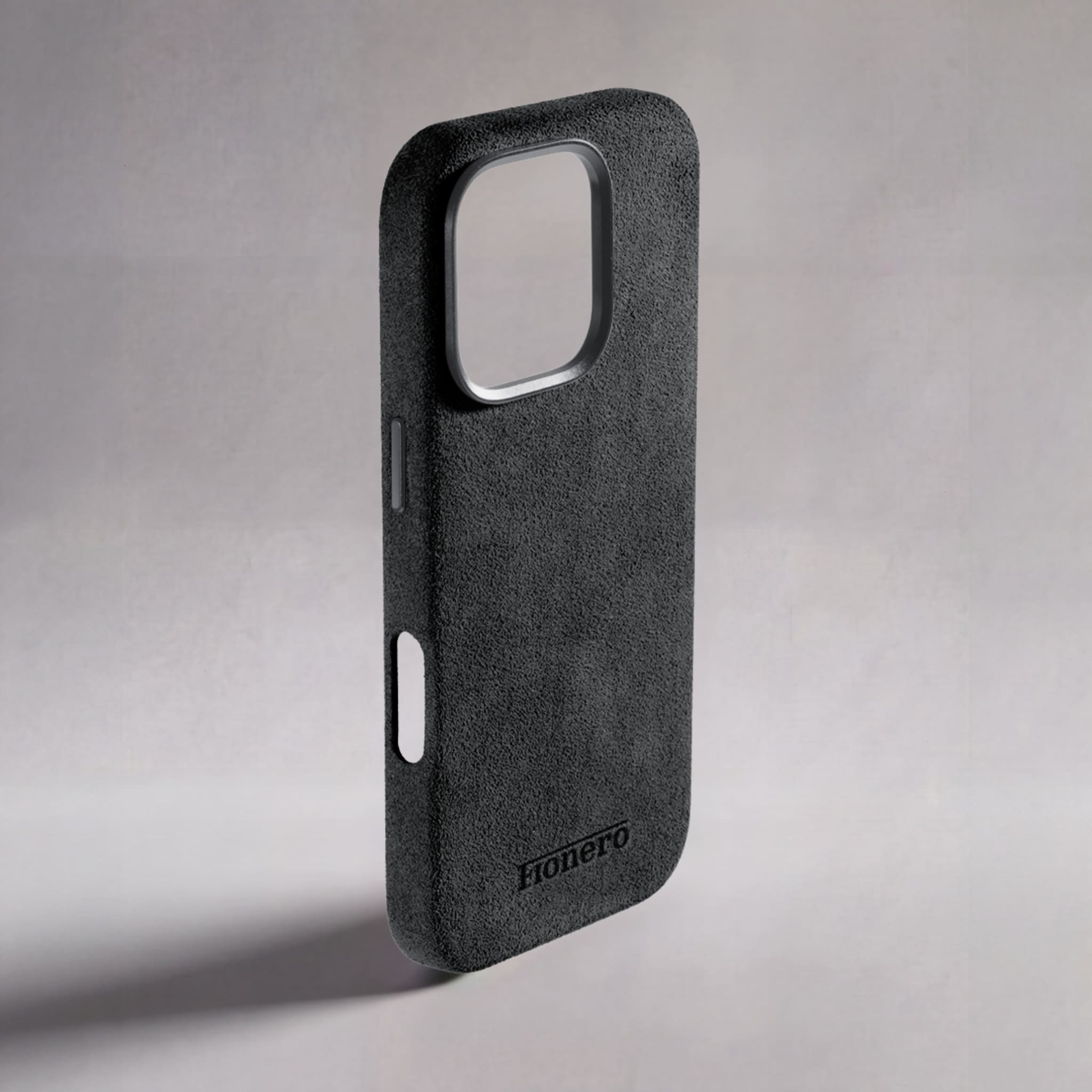 FIONERO® iPhone 16 Pro Max - Alcantara Case – Midnight Black