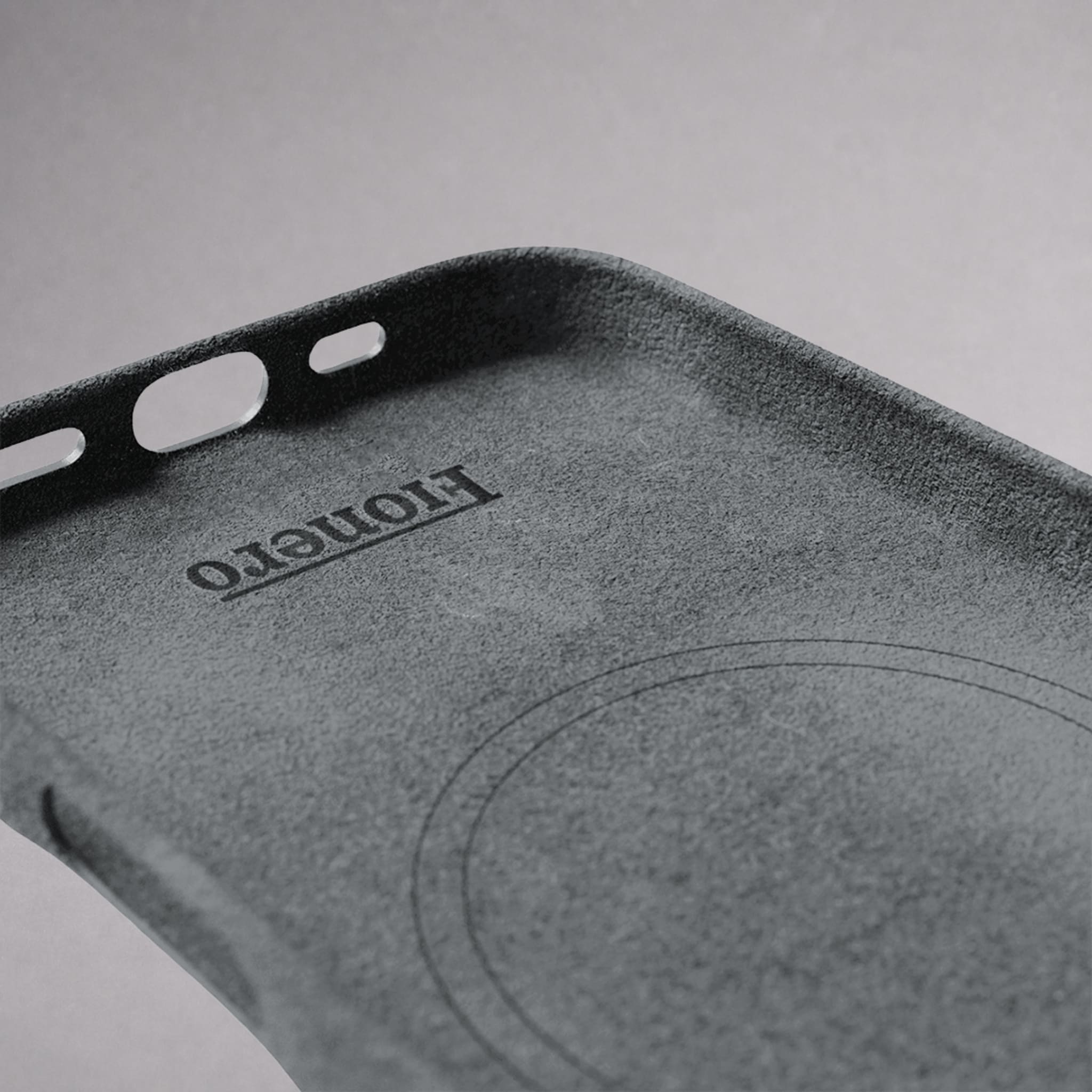 FIONERO® iPhone 16 Pro Max - Alcantara Case – Nardo Grey