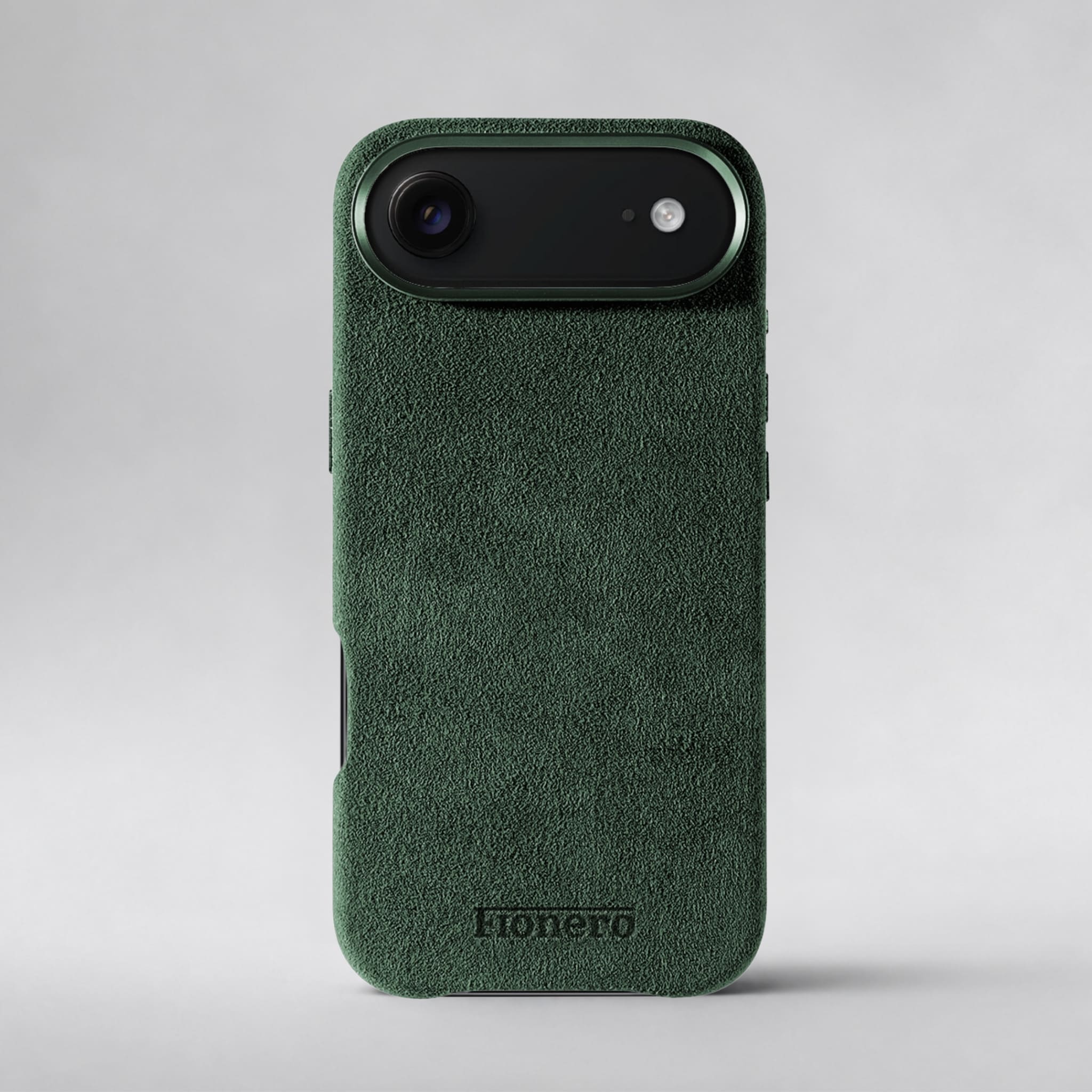 FIONERO® iPhone 17e - Alcantara Case – Forest Green