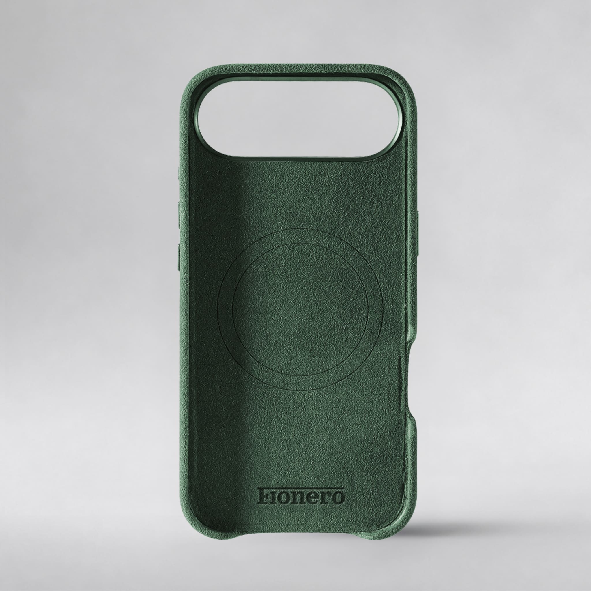FIONERO® iPhone 17e - Alcantara Case – Forest Green