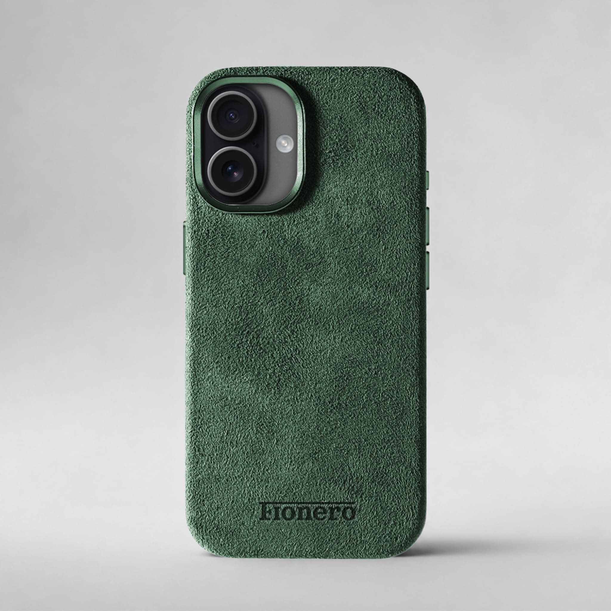 FIONERO® iPhone 17 - Alcantara Case – Forest Green