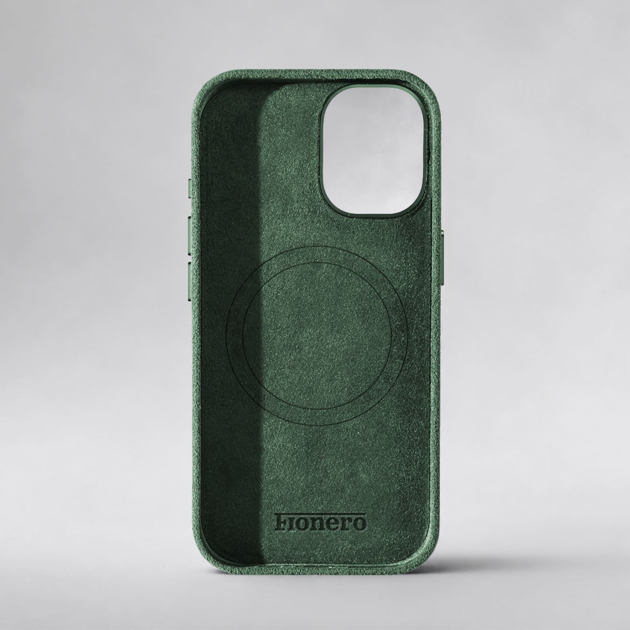FIONERO® iPhone 17 - Alcantara Case – Forest Green
