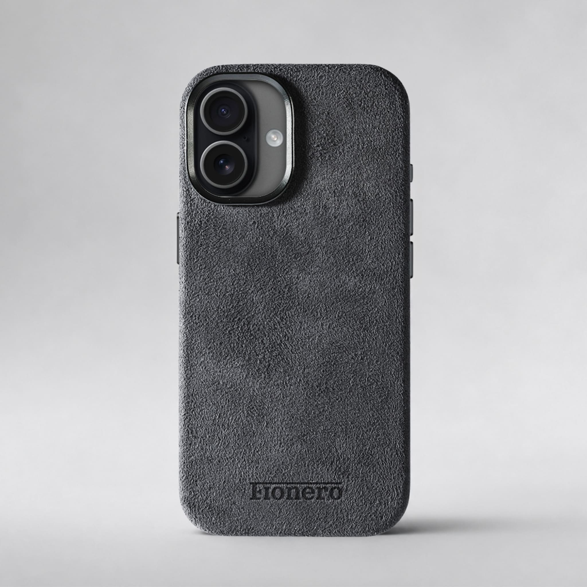 FIONERO® iPhone 17 - Alcantara Case – Midnight Black