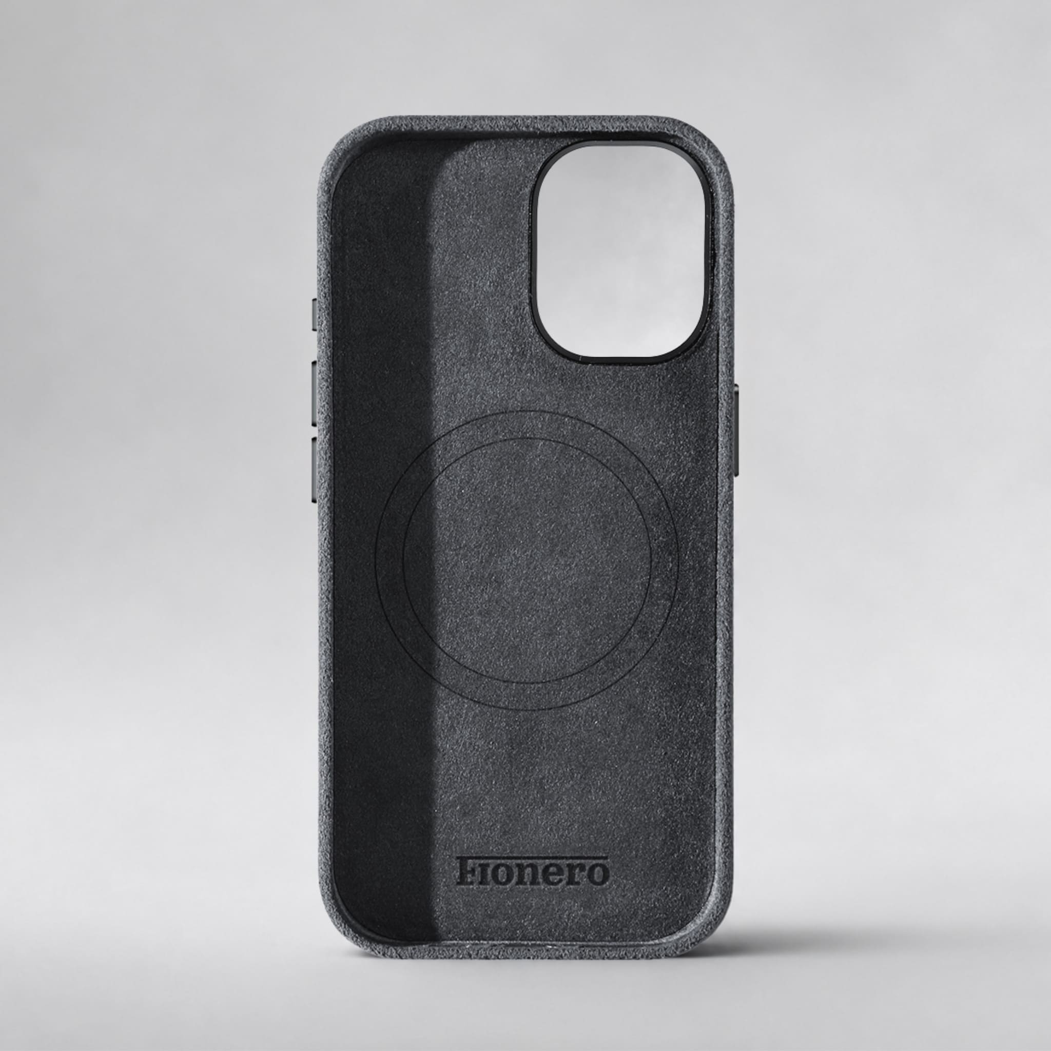 FIONERO® iPhone 17 - Alcantara Case – Midnight Black