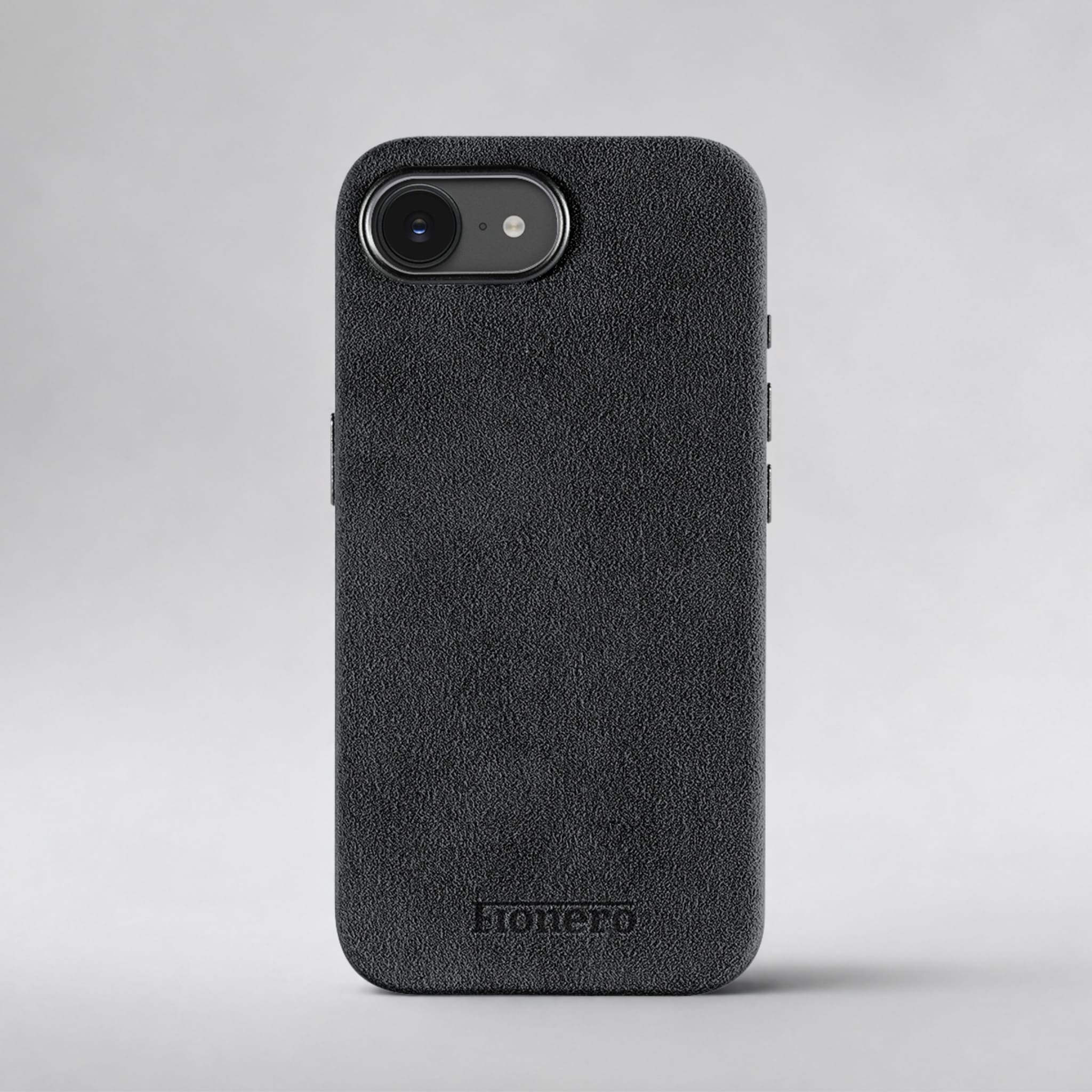 FIONERO® iPhone 17e - Alcantara Case – Midnight Black