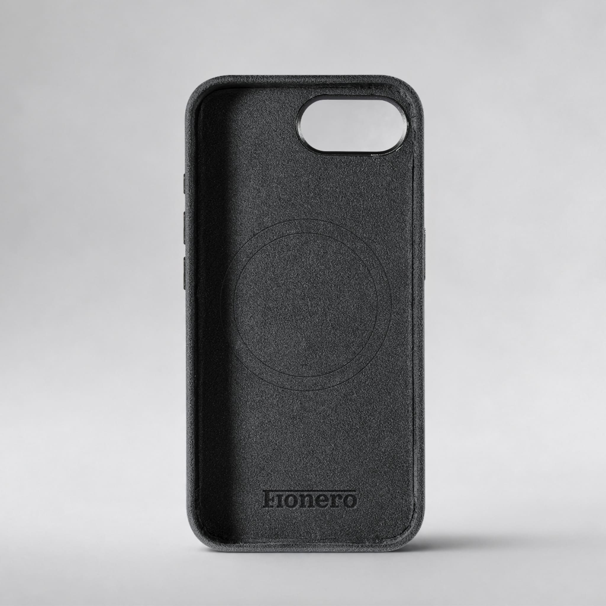 FIONERO® iPhone 17e - Alcantara Case – Midnight Black