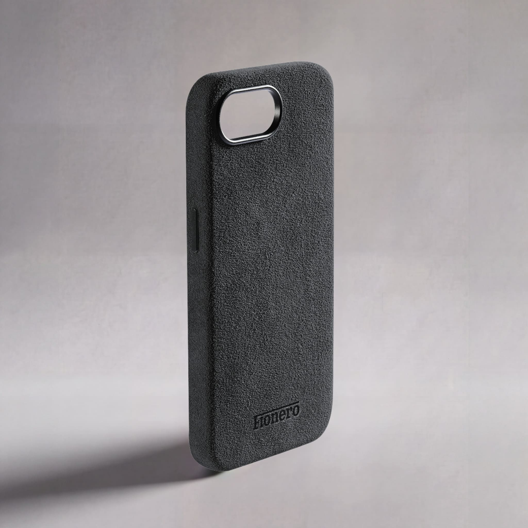 FIONERO® iPhone 17e - Alcantara Case – Midnight Black