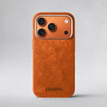 FIONERO® iPhone 17 Pro - Alcantara Case – Cosmic Orange