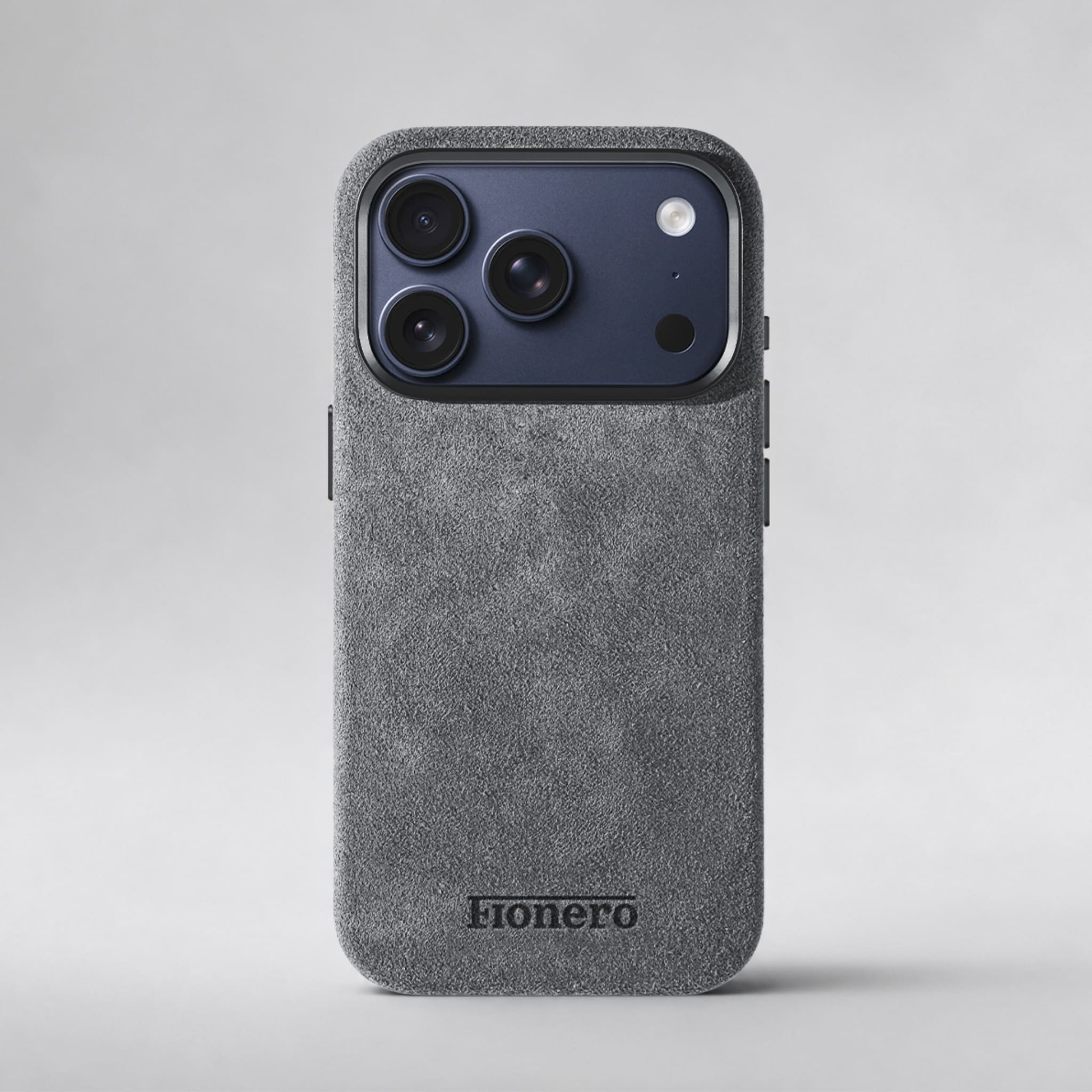 FIONERO® iPhone 17 Pro - Alcantara Case – Nardo Grey