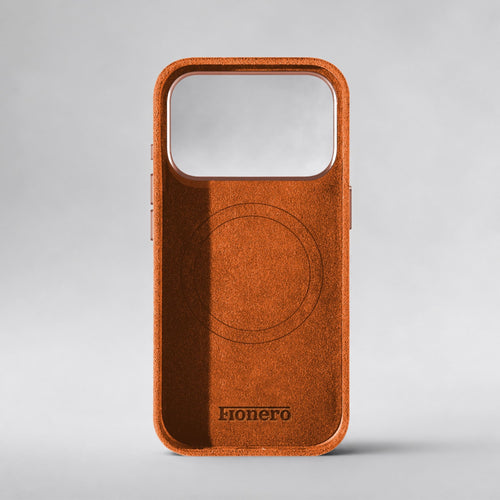 FIONERO® iPhone 17 Pro Max - Alcantara Case – Cosmic Orange